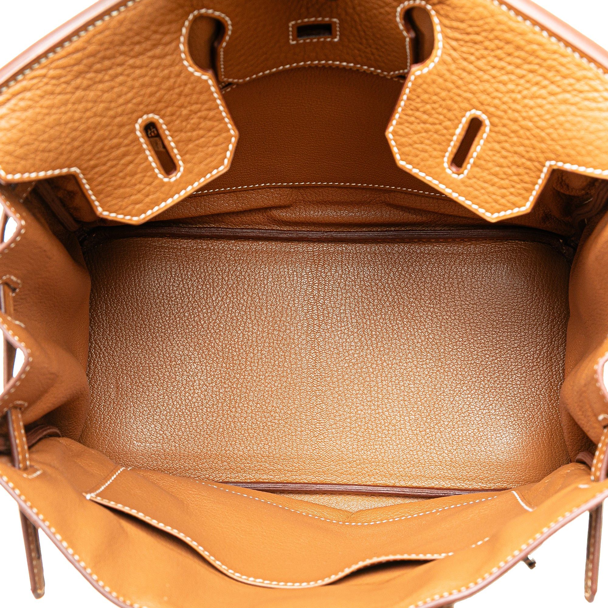 Hermes Hermès Clemence Birkin Retourne 30 Brown Size ONE SIZE - 4 Thumbnail