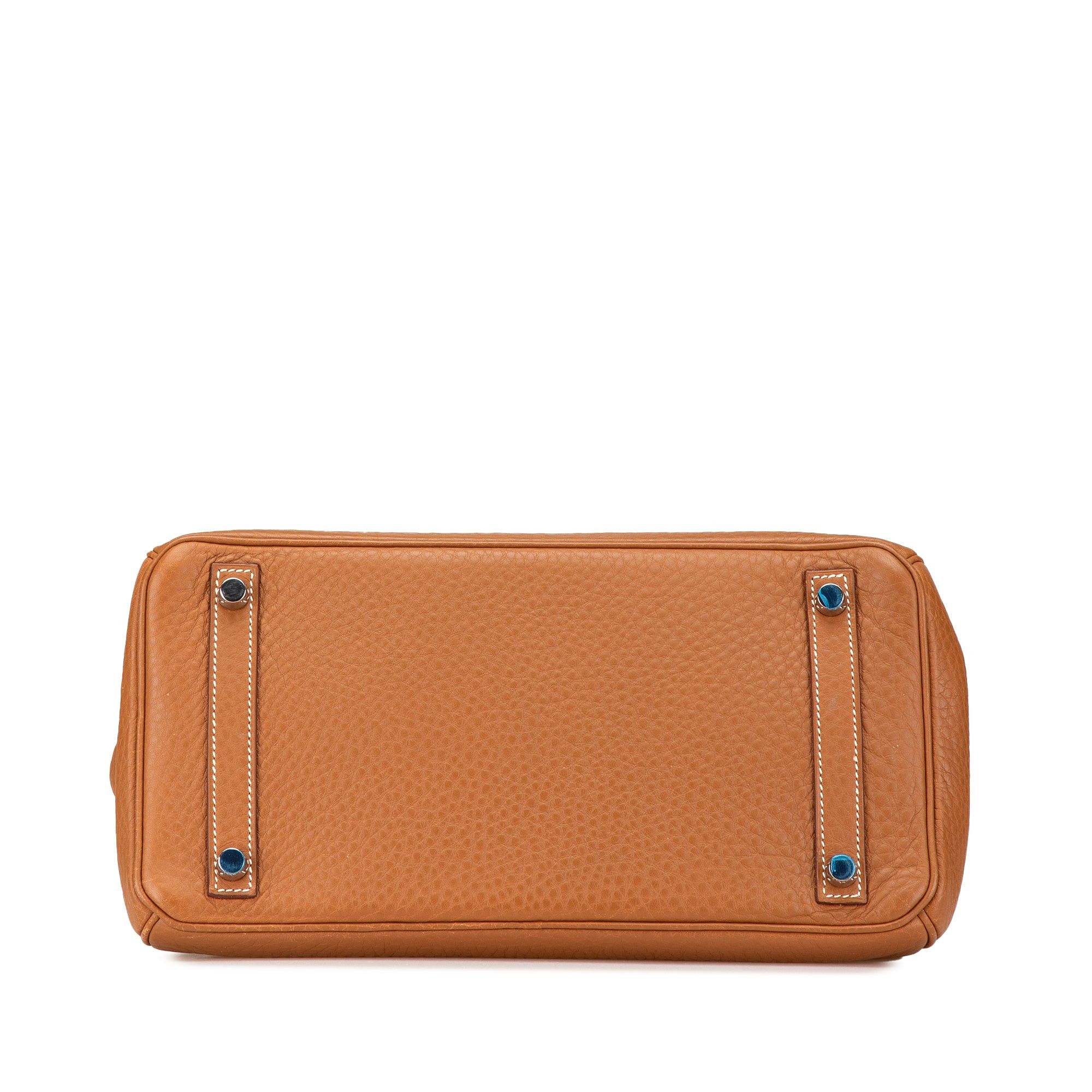 Hermes Hermès Clemence Birkin Retourne 30 Brown Size ONE SIZE - 3 Thumbnail