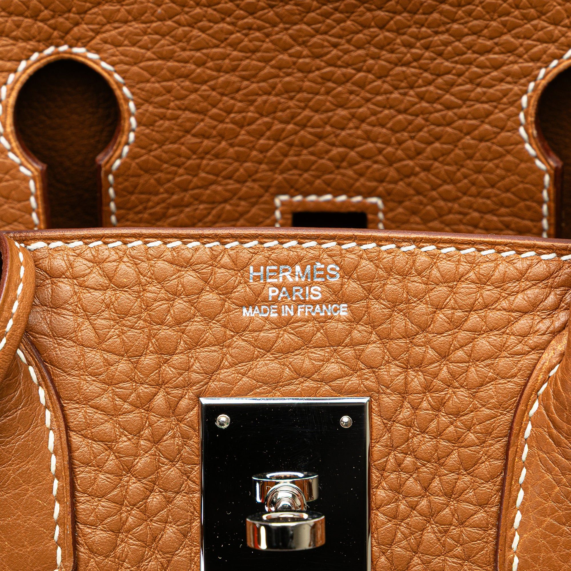 Hermes Hermès Clemence Birkin Retourne 30 Brown Size ONE SIZE - 5 Thumbnail