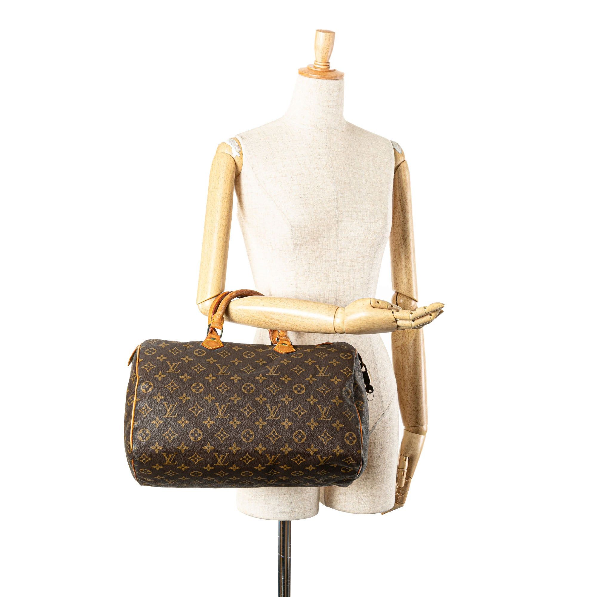 Louis Vuitton Louis Vuitton Monogram Speedy 35 Brown Size ONE SIZE - 13 Thumbnail
