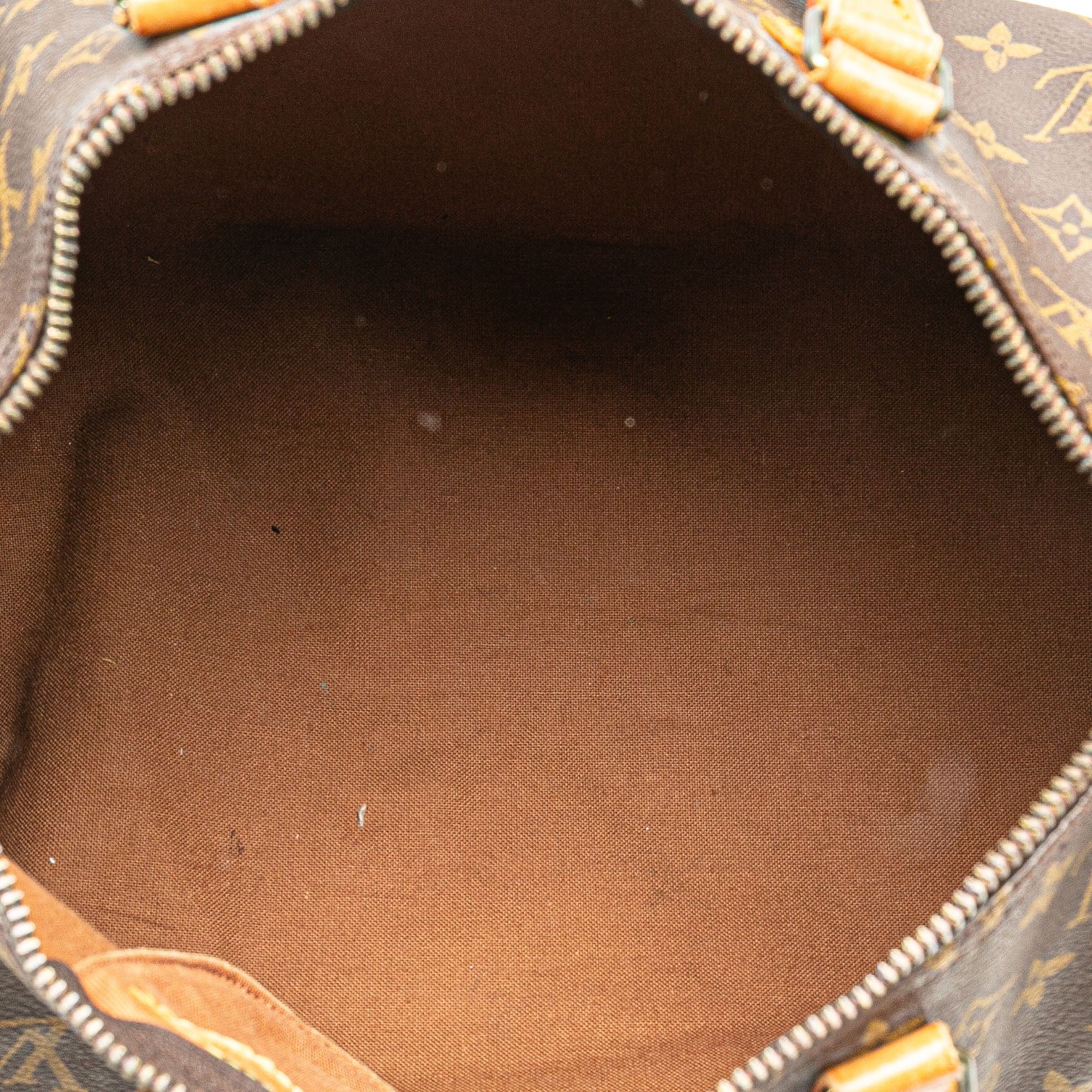 Louis Vuitton Louis Vuitton Monogram Speedy 35 Brown Size ONE SIZE - 4 Thumbnail