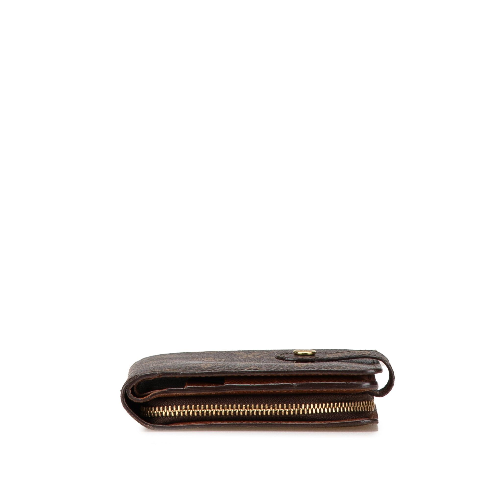 Louis Vuitton Louis Vuitton Monogram Porte Papier Zipped Wallet Brown Size ONE SIZE - 3 Thumbnail