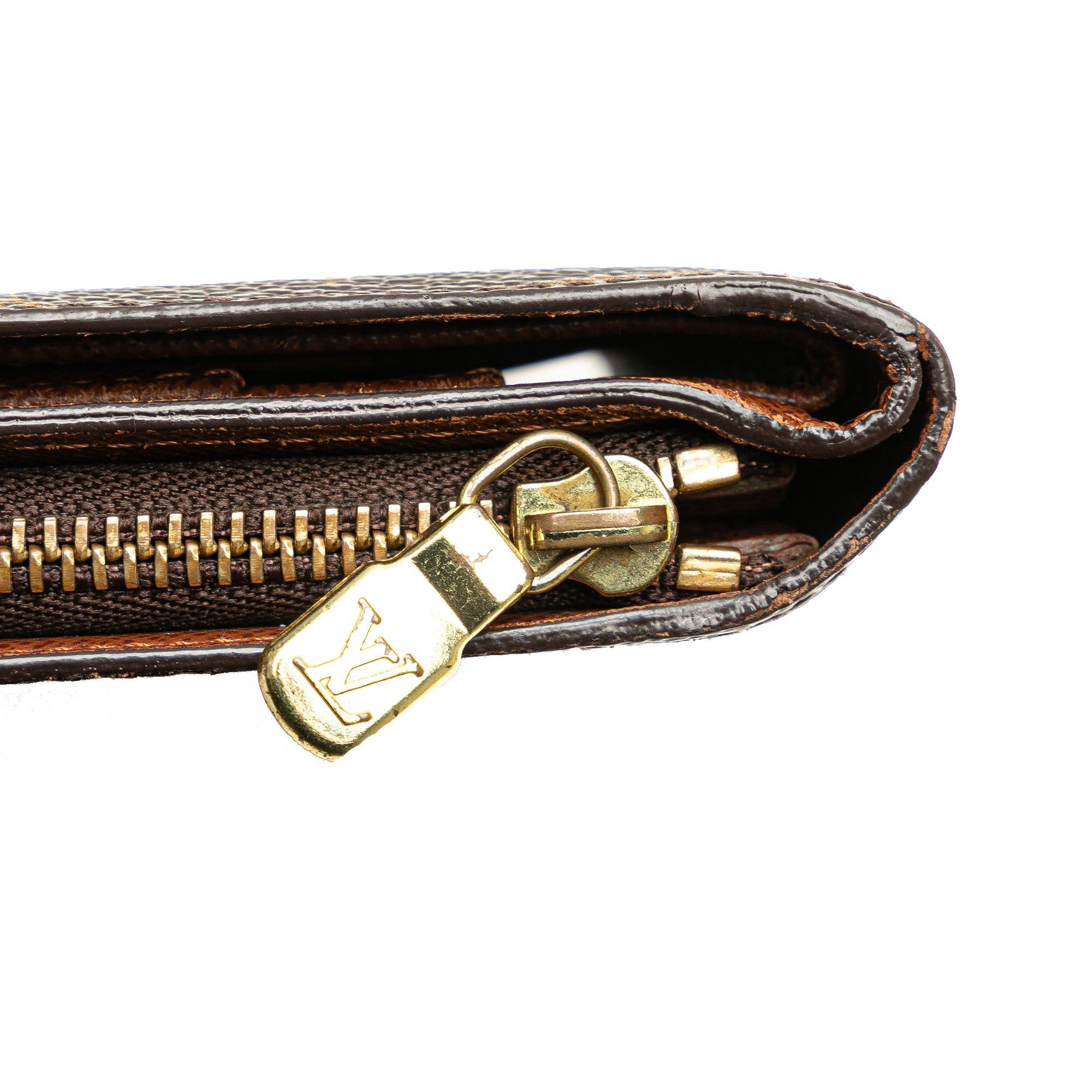 Louis Vuitton Louis Vuitton Monogram Porte Papier Zipped Wallet Brown Size ONE SIZE - 9 Thumbnail