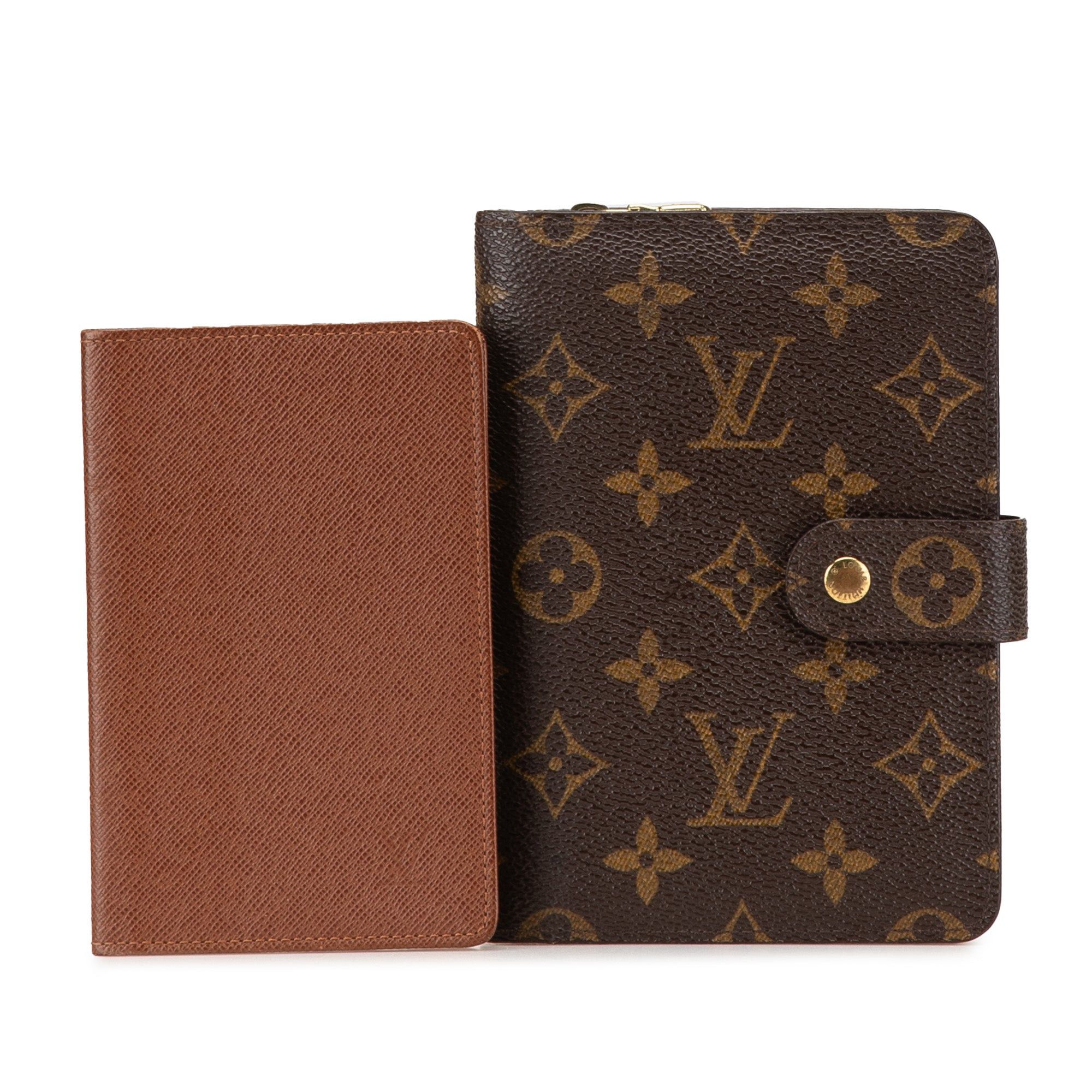 Louis Vuitton Louis Vuitton Monogram Porte Papier Zipped Wallet Brown Size ONE SIZE - 11 Thumbnail