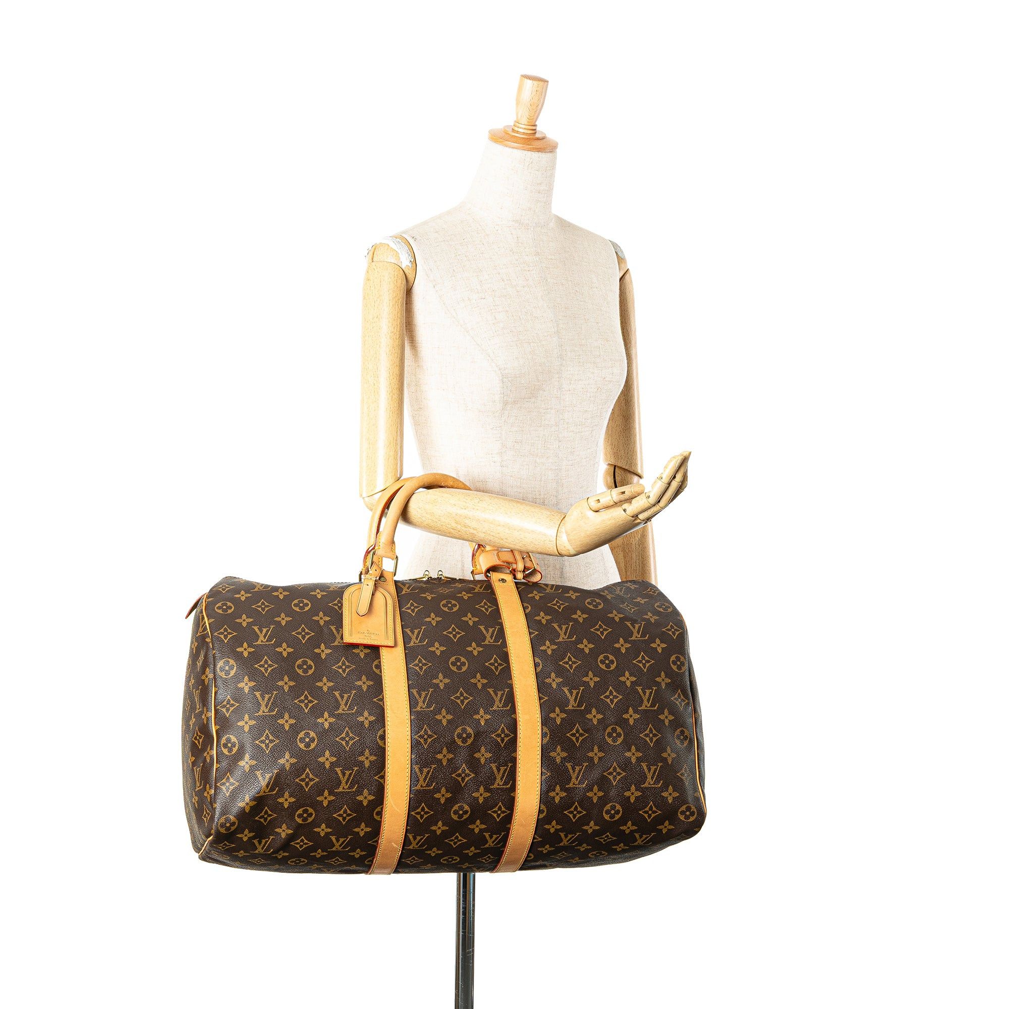 Louis Vuitton Louis Vuitton Monogram Keepall 50 Brown Size ONE SIZE - 10 Thumbnail