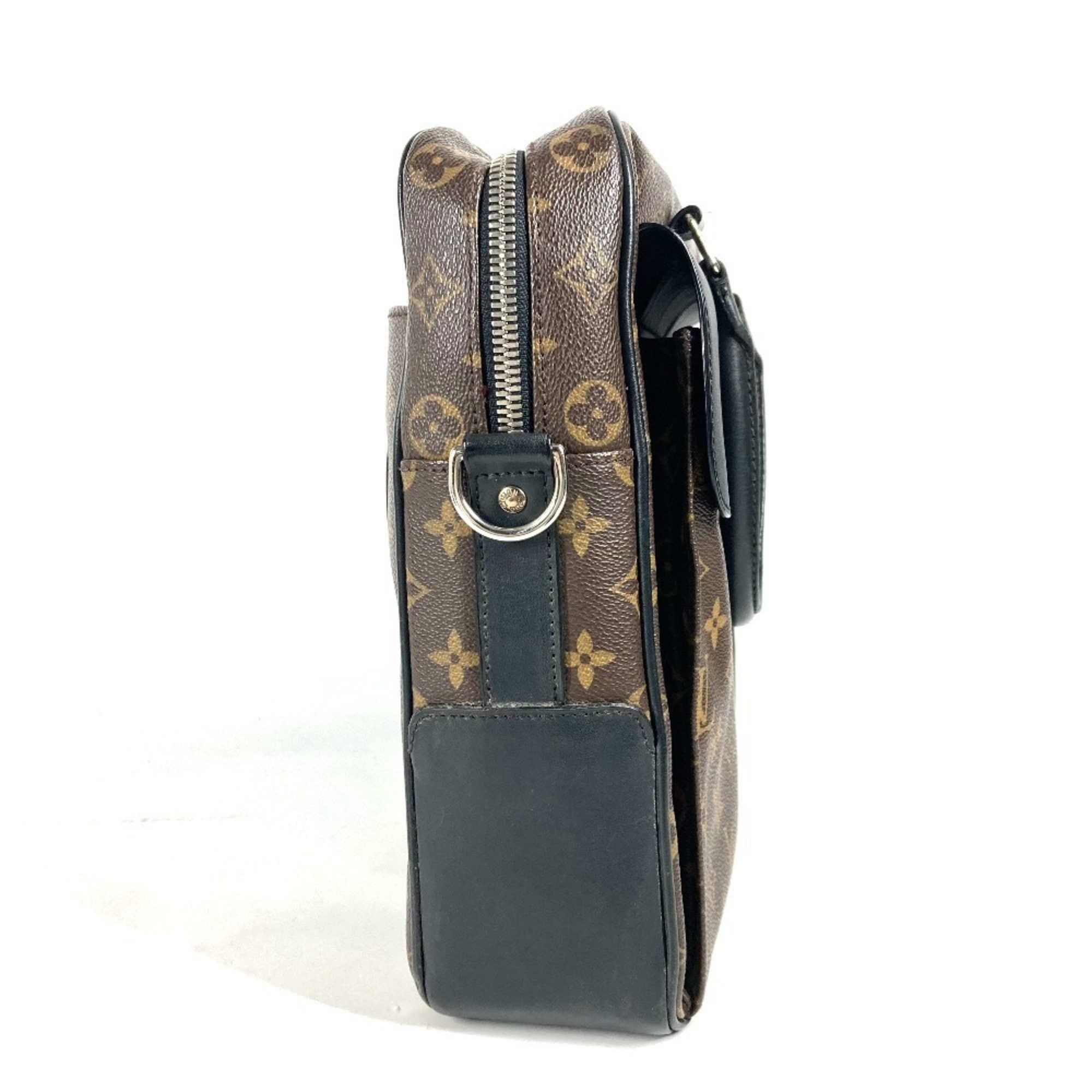 LOUIS VUITTON M56719 Monogram Macassar Soft Briefcase 2WAY Bag
