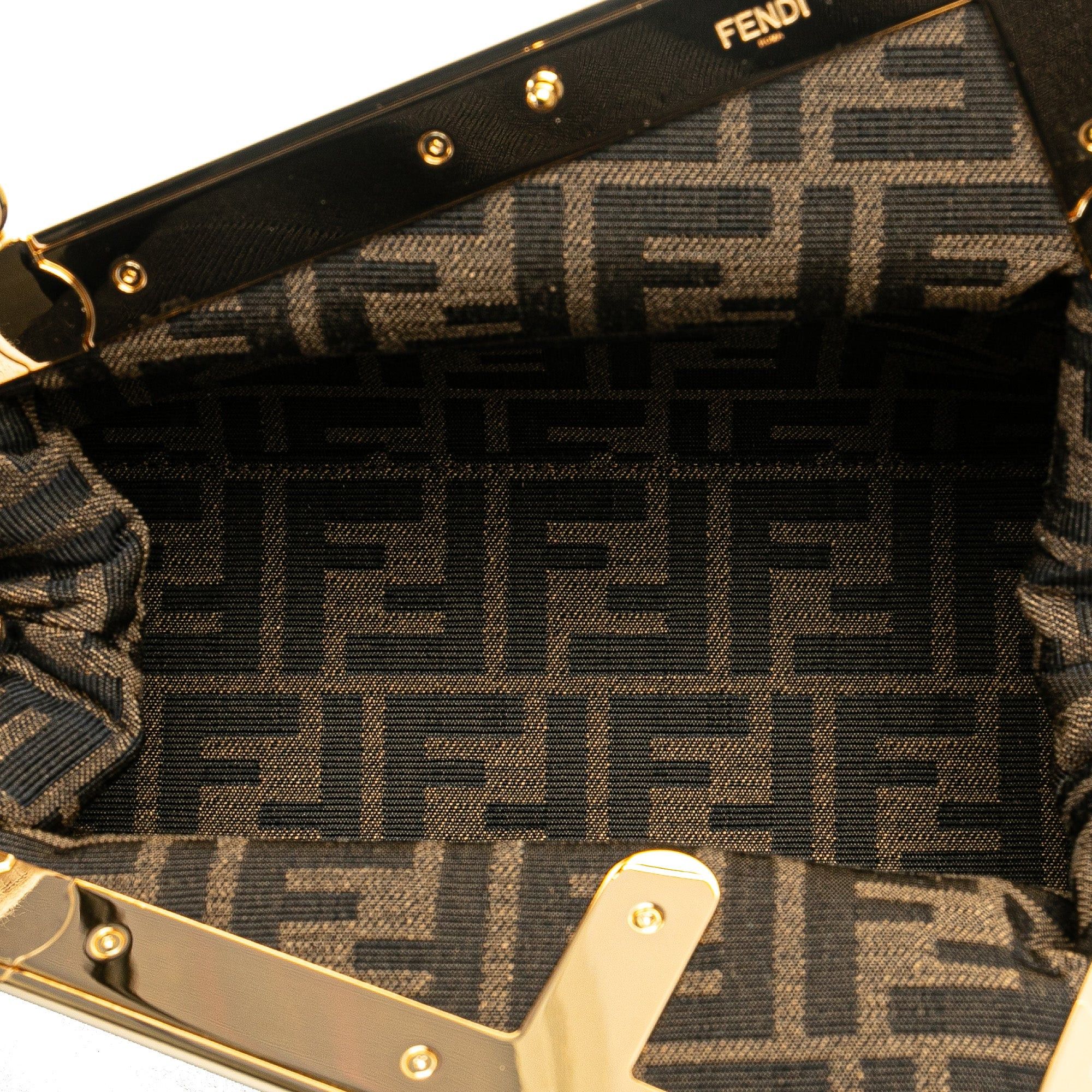 Fendi Fendi Small Shiny Nappa Fendi First Crossbody Green Size ONE SIZE - 4 Thumbnail