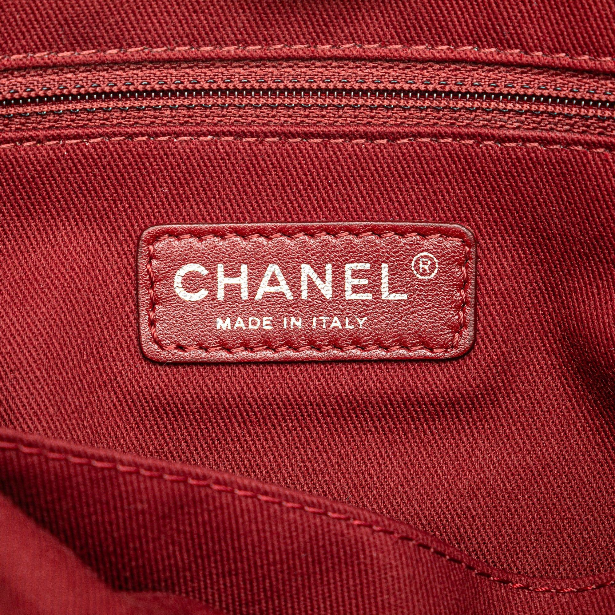 Chanel Chanel Mini Canvas Deauville Tote Red Size ONE SIZE - 5 Thumbnail