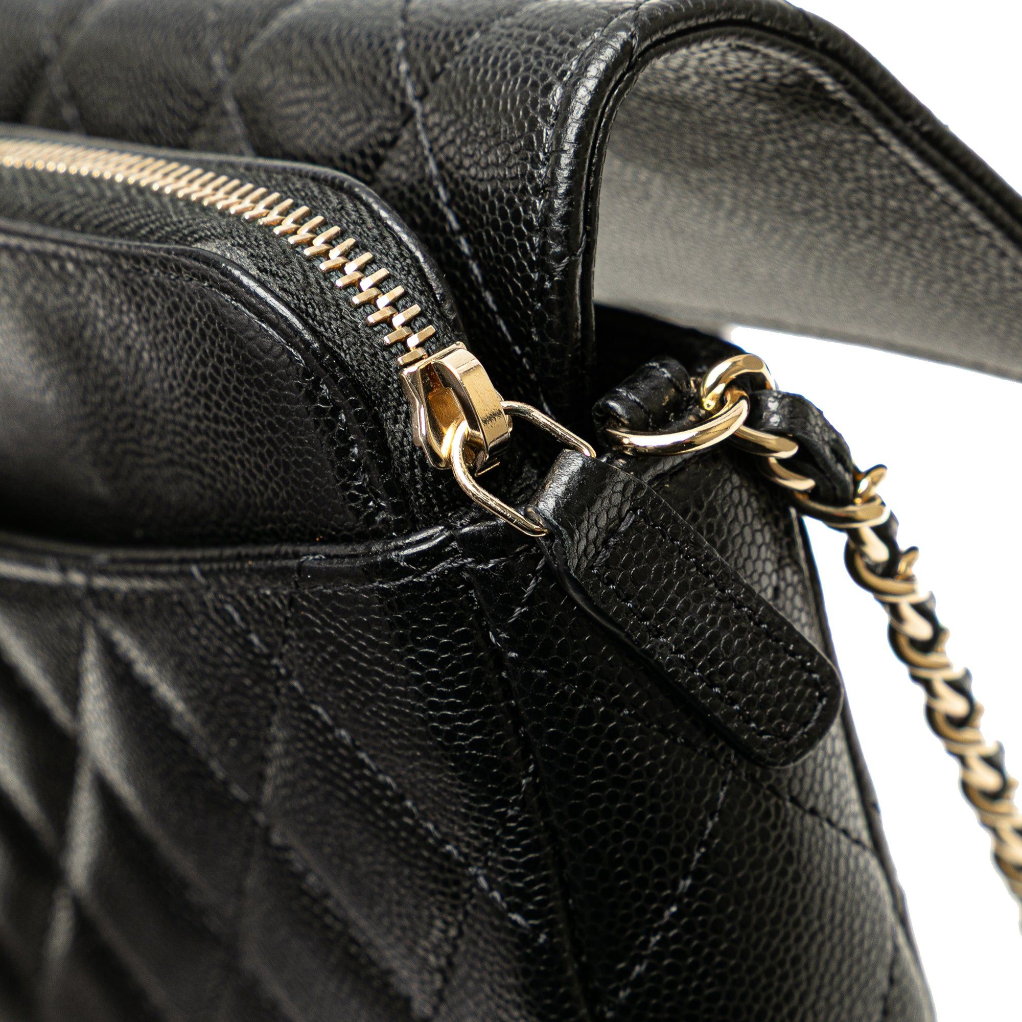 Chanel Chanel Caviar Quilted Phone Holder Wallet on Chain Black Size ONE SIZE - 10 Thumbnail
