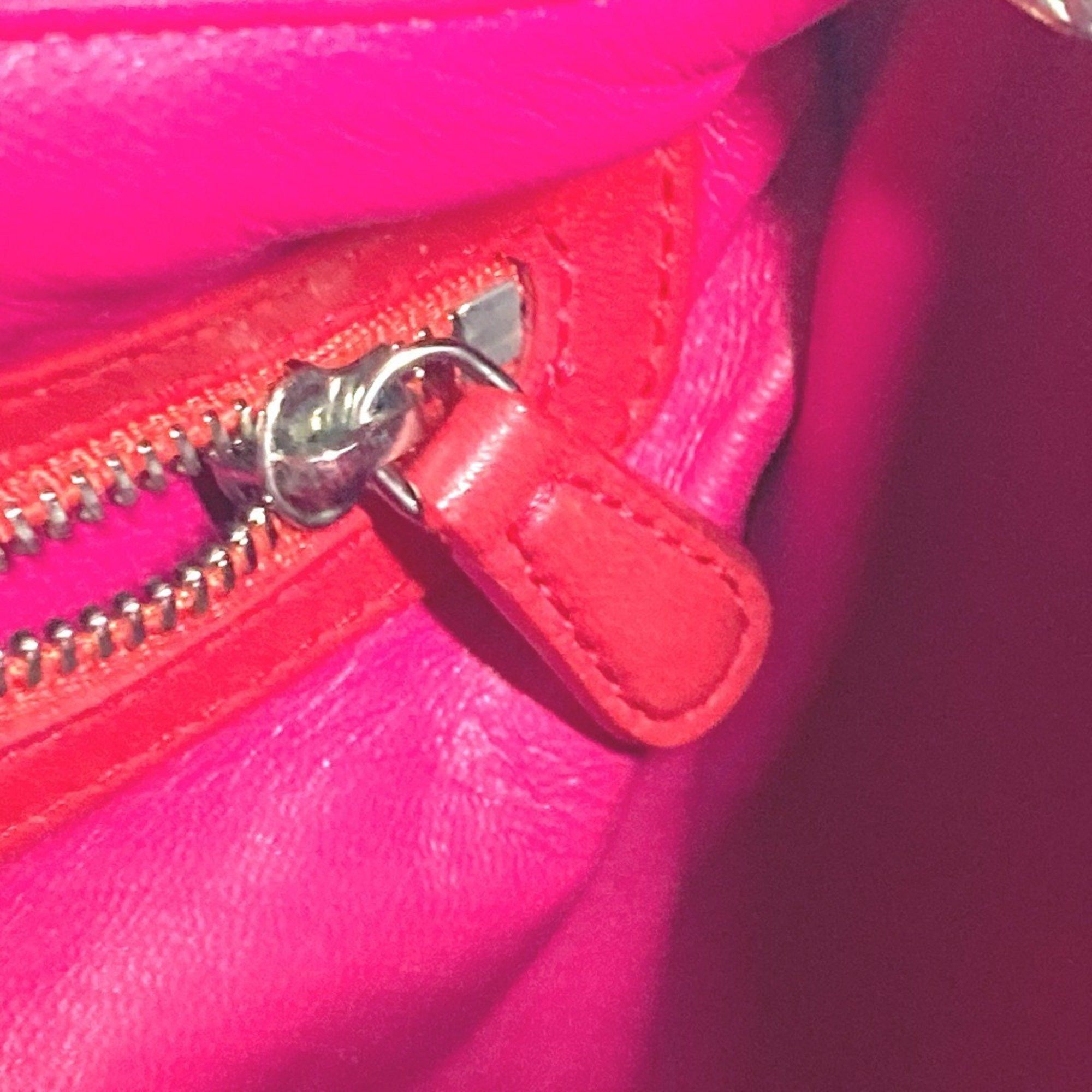 Christian Dior Dior Tricolor Lady Tote Bag Shoulder 2WAY Handbag