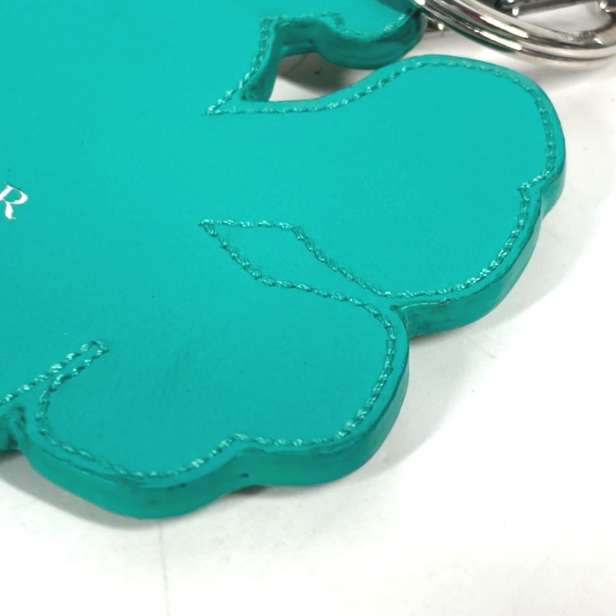 Dior Christian Dior Dior x STUSSY Collaboration Stussy BEE Bag Charm Key Ring Holder Leather Men's Green Size ONE SIZE - 14 Thumbnail