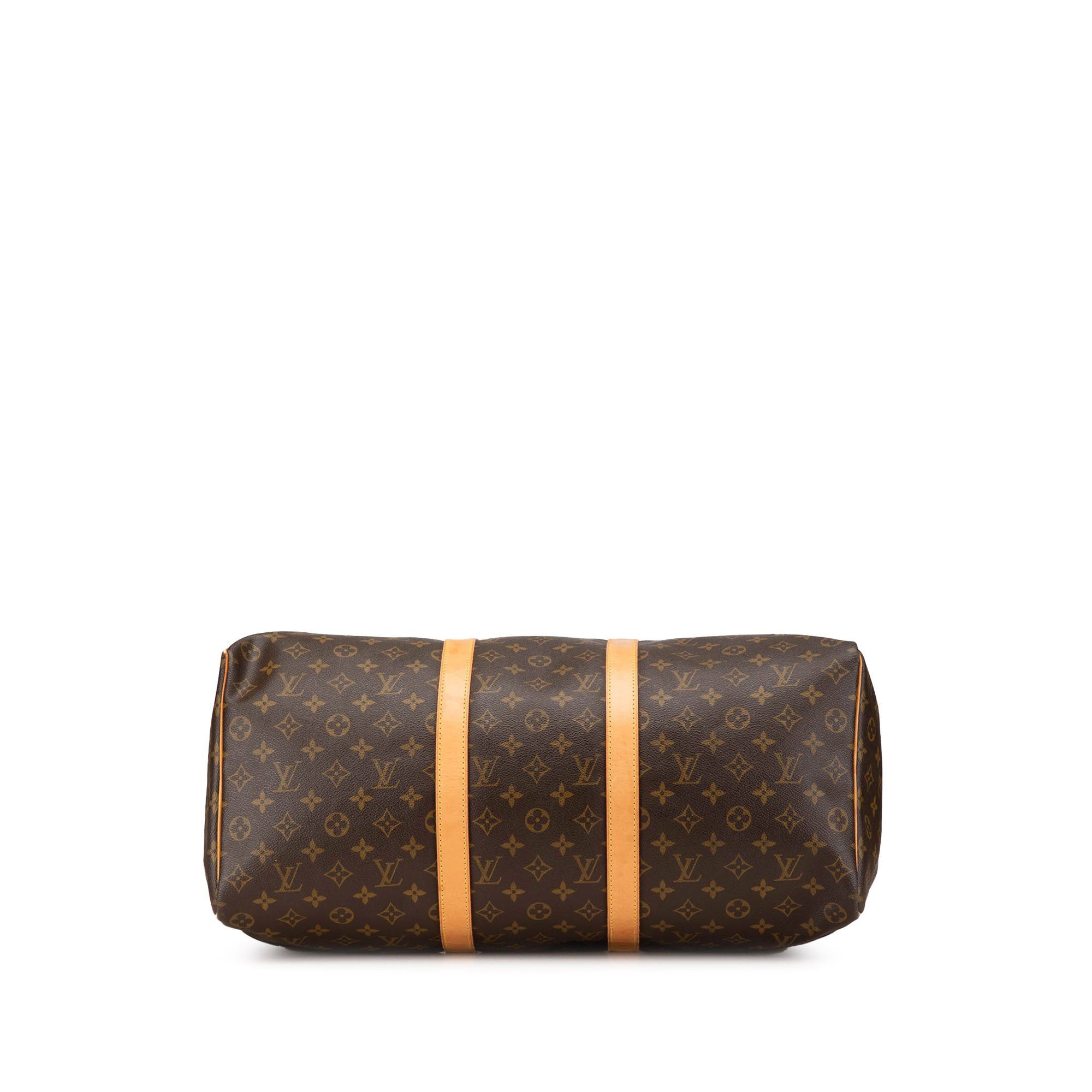 Louis Vuitton Louis Vuitton Monogram Keepall 50 Brown Size ONE SIZE - 3 Thumbnail