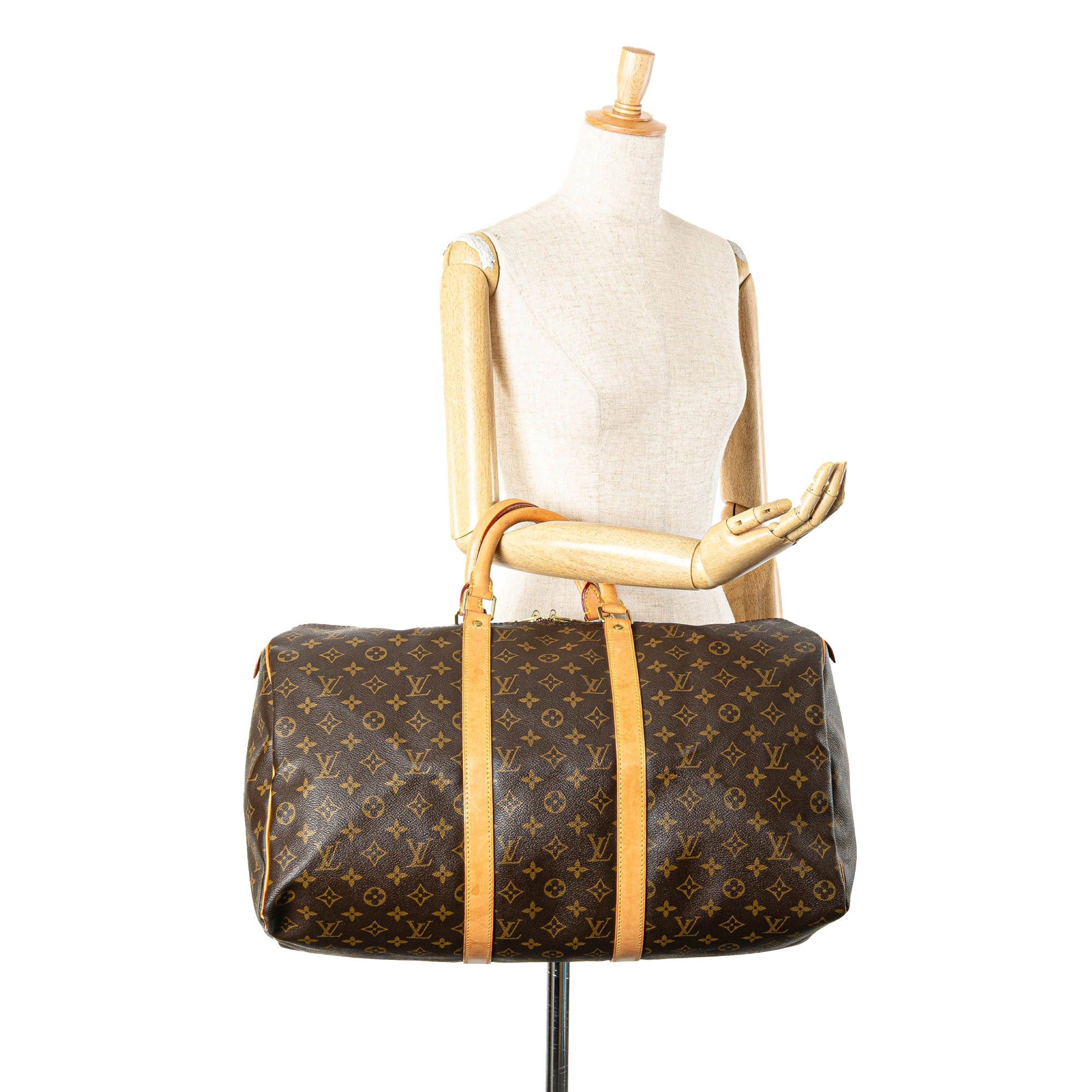 Louis Vuitton Louis Vuitton Monogram Keepall 50 Brown Size ONE SIZE - 11 Thumbnail