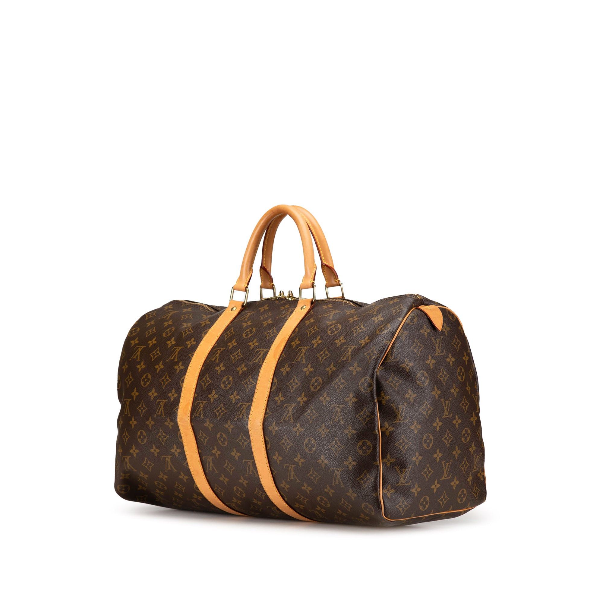 Louis Vuitton Louis Vuitton Monogram Keepall 50 Brown Size ONE SIZE - 2 Thumbnail