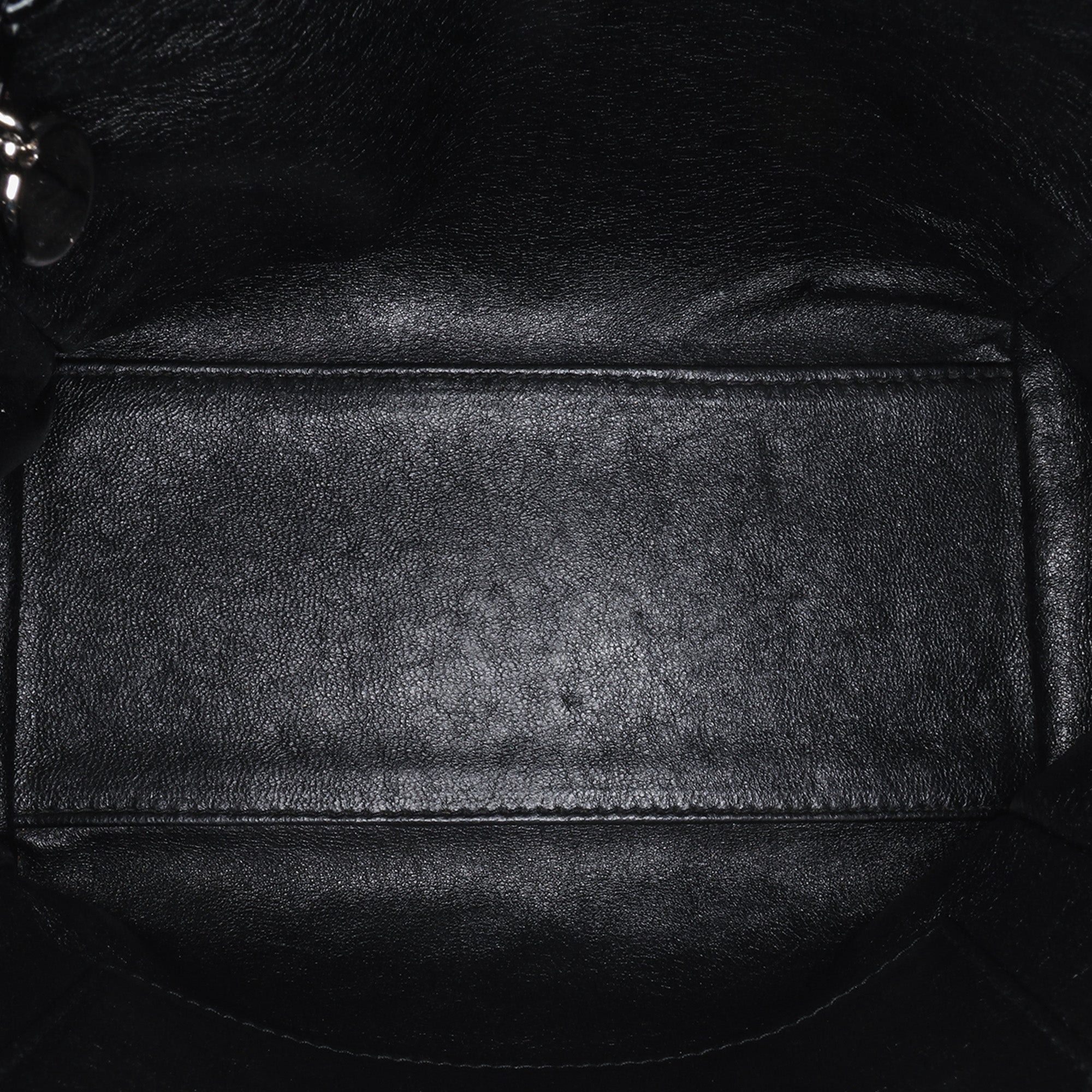 Chanel Chanel Quilted Velvet Shoulder Bag Black Size ONE SIZE - 4 Thumbnail