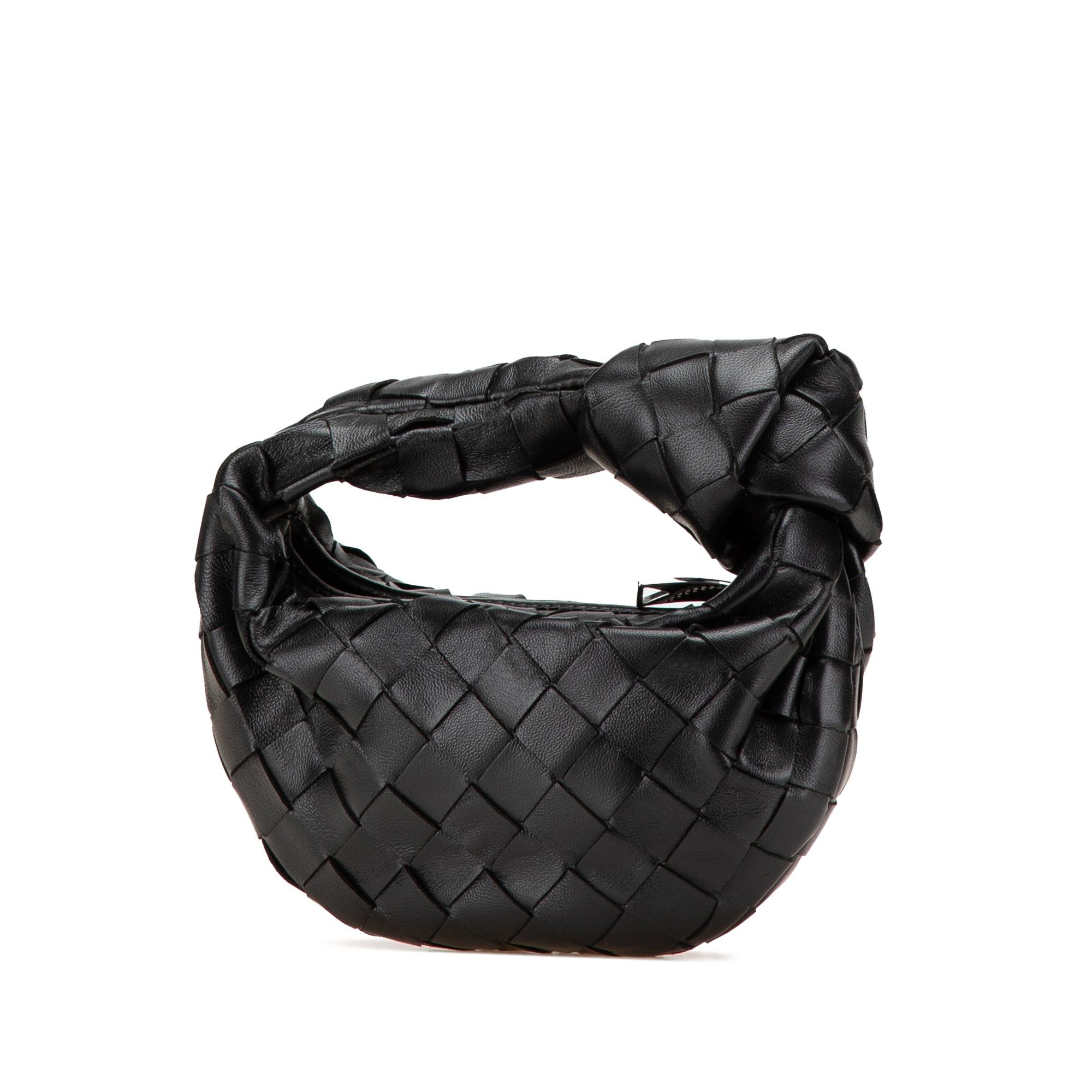 Bottega Veneta Bottega Veneta Candy Nappa Intrecciato Jodie Black Size ONE SIZE - 2 Thumbnail