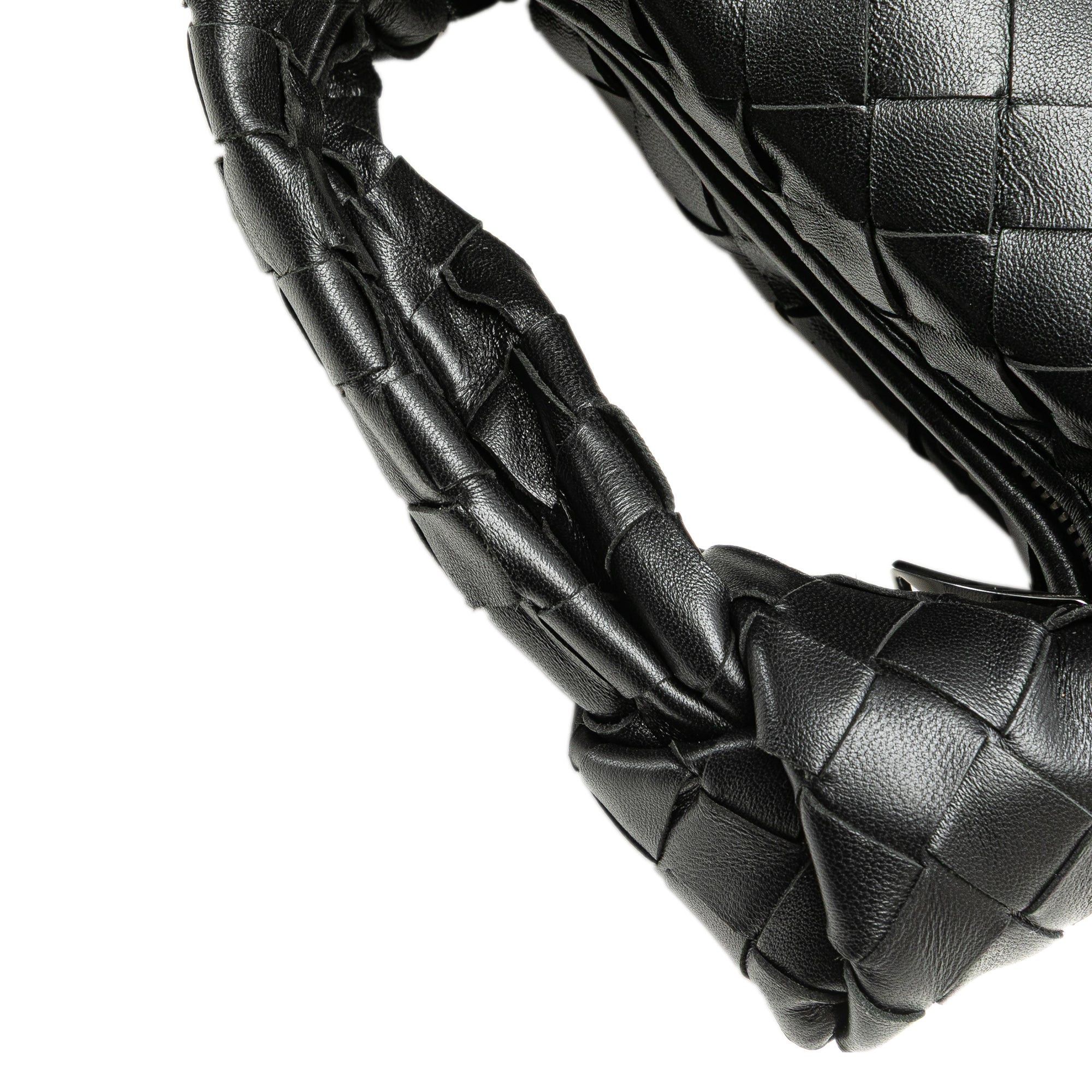Bottega Veneta Bottega Veneta Candy Nappa Intrecciato Jodie Black Size ONE SIZE - 9 Thumbnail