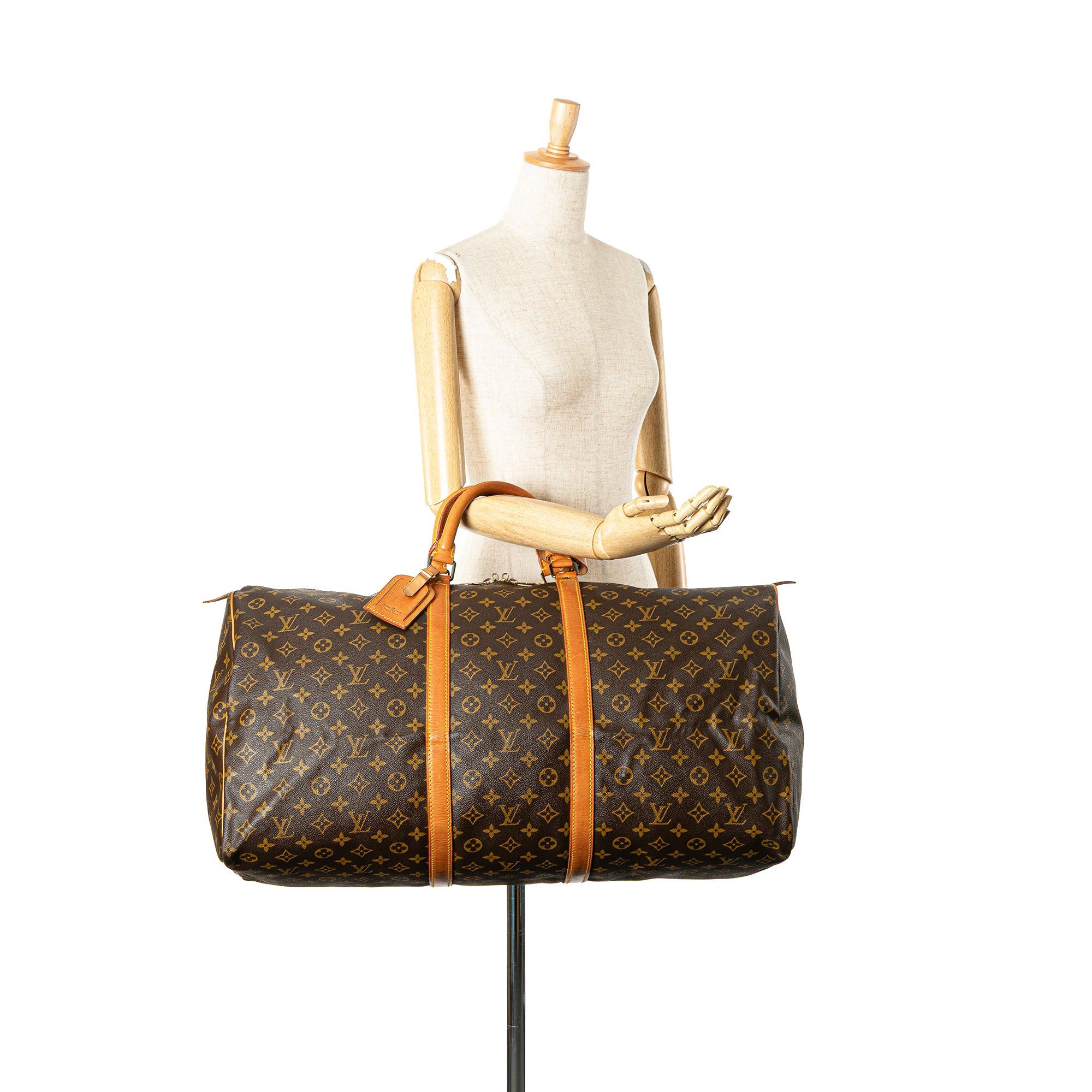 Louis Vuitton Louis Vuitton Monogram Keepall 60 Brown Size ONE SIZE - 14 Thumbnail