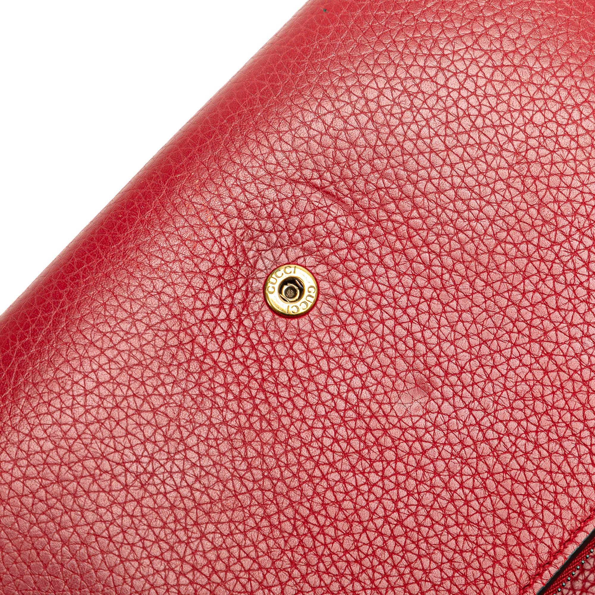 Gucci Gucci GG Marmont Wallet on Chain Red Size ONE SIZE - 8 Thumbnail