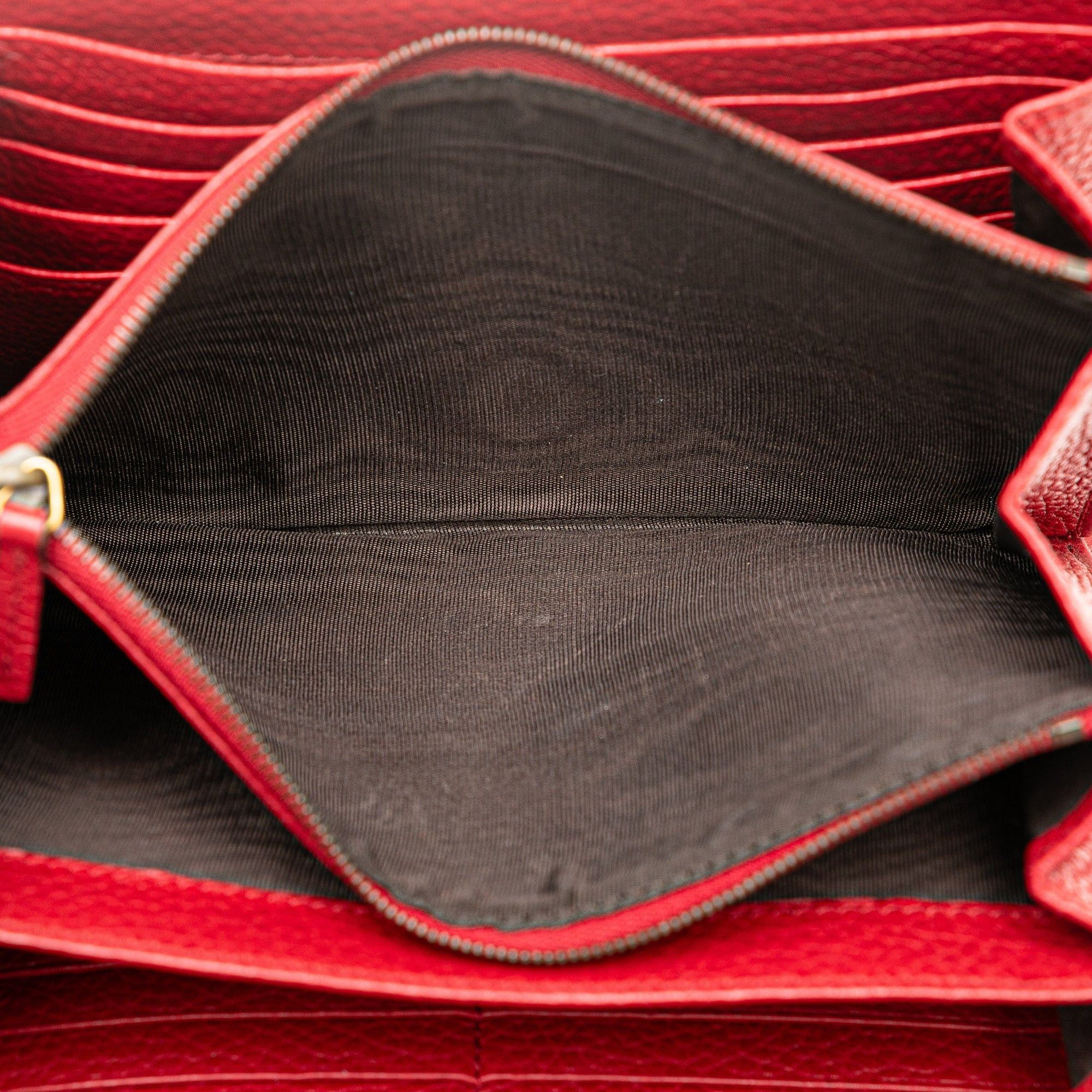 Gucci Gucci GG Marmont Wallet on Chain Red Size ONE SIZE - 5 Thumbnail