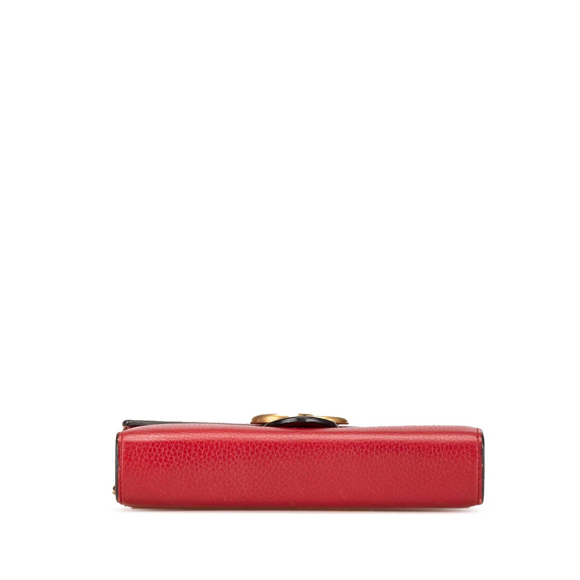 Gucci Gucci GG Marmont Wallet on Chain Red Size ONE SIZE - 3 Thumbnail