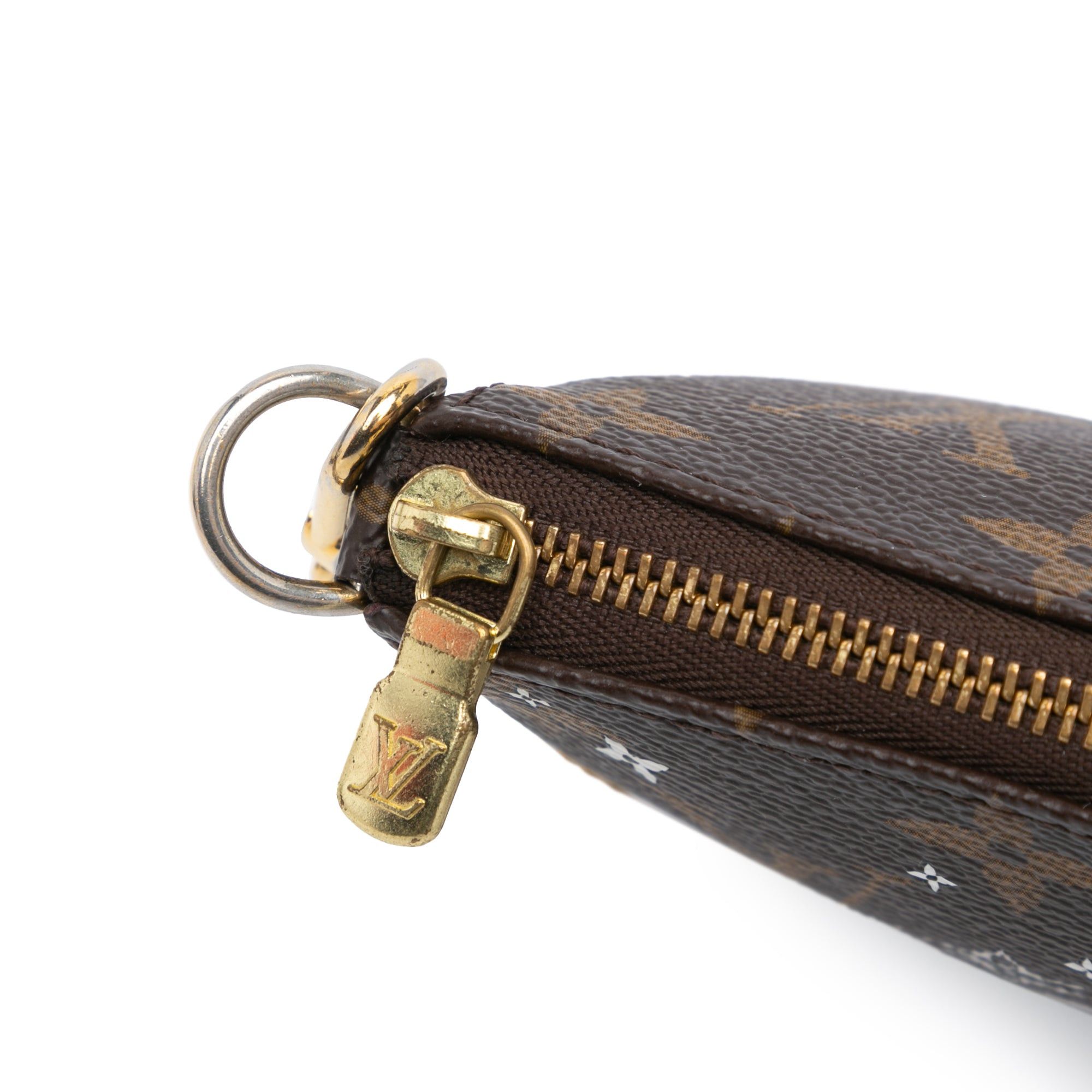 Louis Vuitton Louis Vuitton Mini Monogram Vivienne Christmas Pochette Accessories Brown Size ONE SIZE - 7 Thumbnail