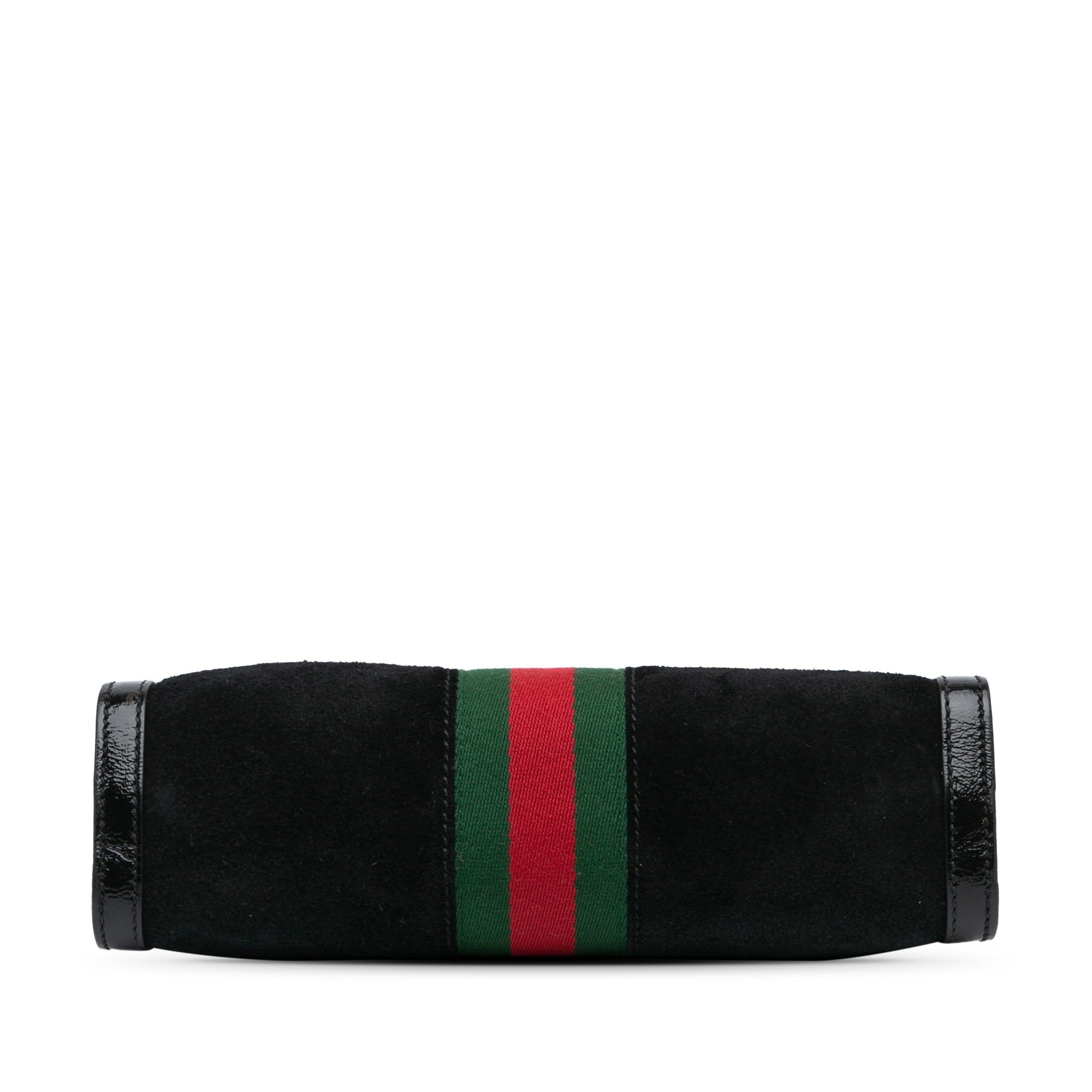 Gucci Gucci Small Suede Ophidia Chain Crossbody Black Size ONE SIZE - 3 Thumbnail