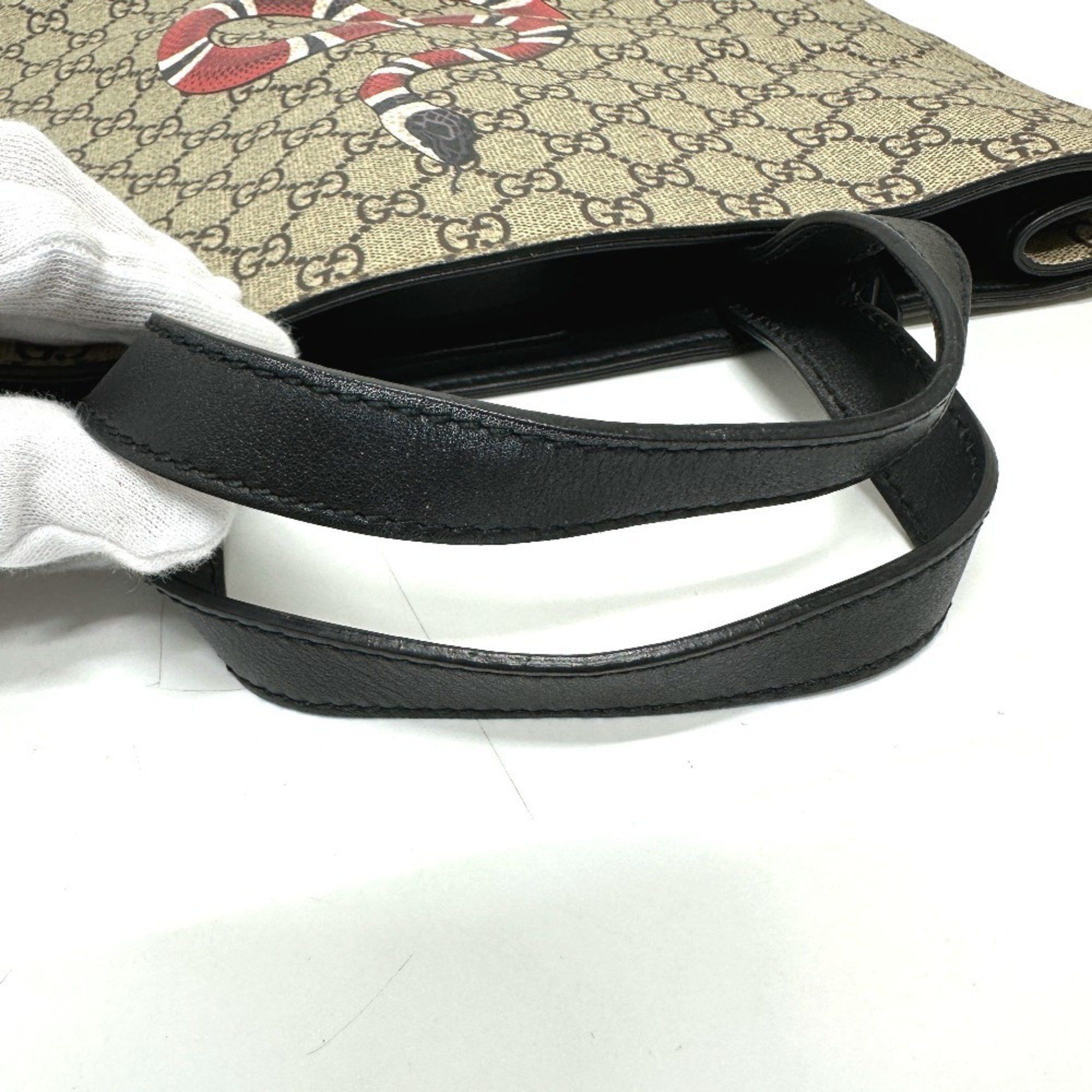Gucci GUCCI 450950 GG Supreme 2WAY bag shoulder handbag canvas men's women's beige Size ONE SIZE - 6 Thumbnail