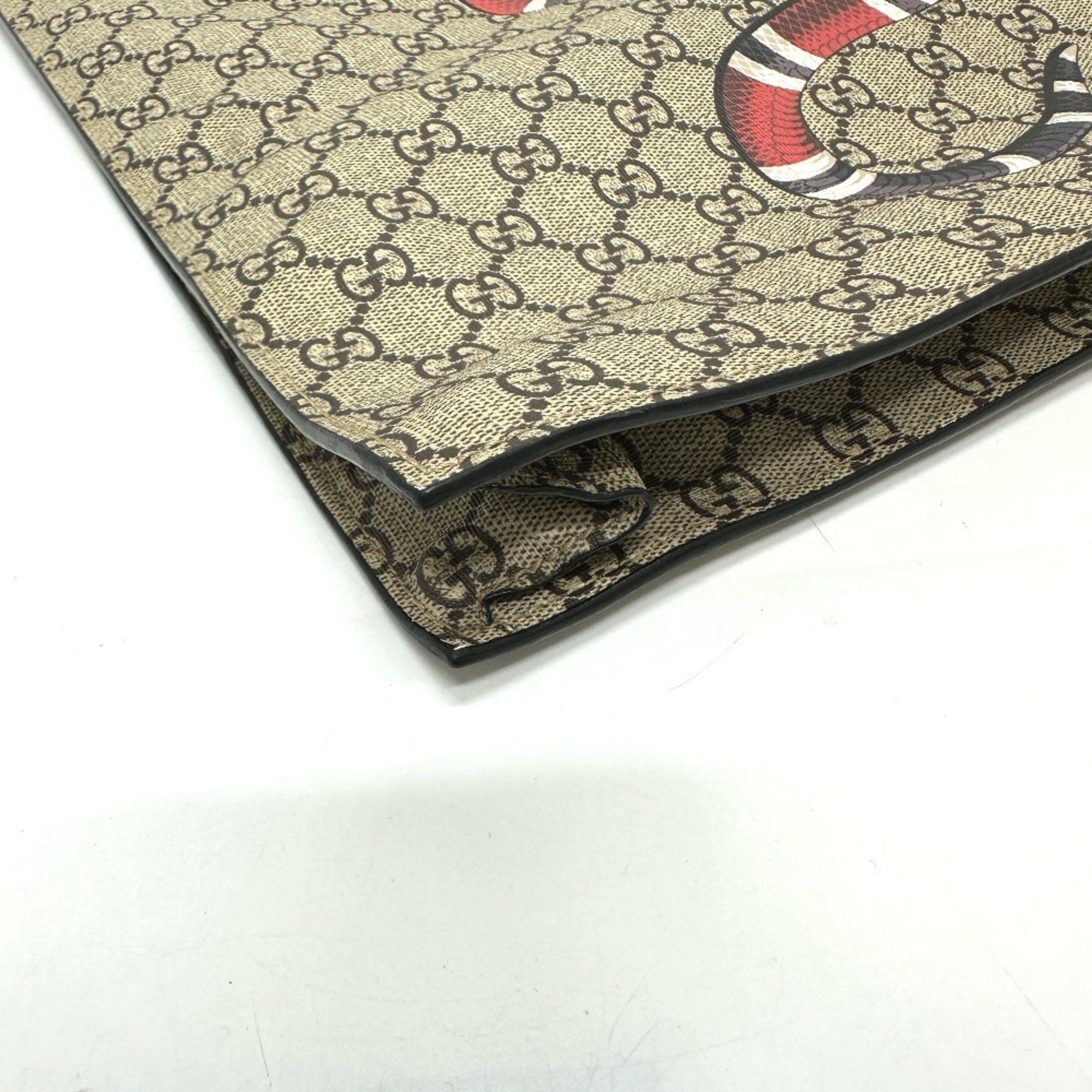 Gucci GUCCI 450950 GG Supreme 2WAY bag shoulder handbag canvas men's women's beige Size ONE SIZE - 5 Thumbnail