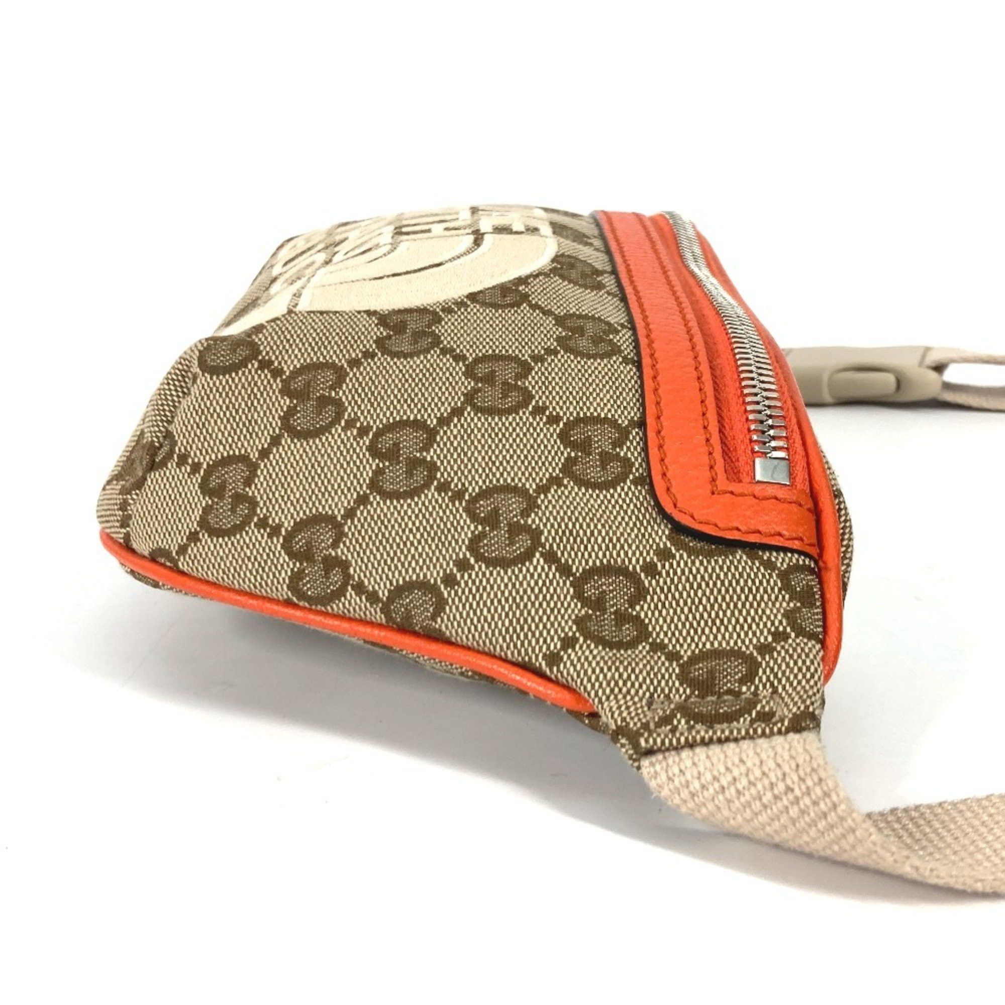 Gucci GUCCI 650299 THE NORTH FACE collaboration GG logo belt bag Belt Bag Crossbody Body Leather Canvas Men's Beige Size ONE SIZE - 6 Thumbnail