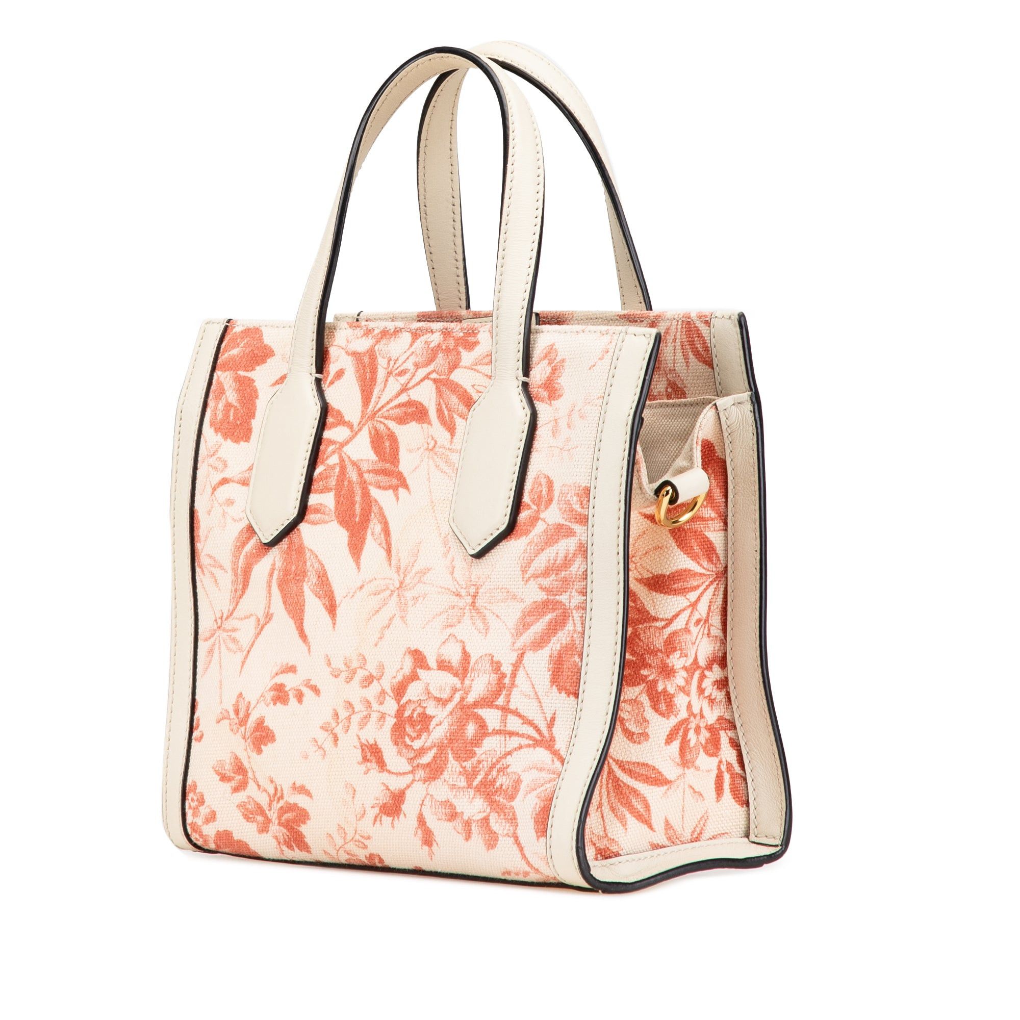 Gucci Gucci GG Ribbon Herbarium Satchel Pink Size ONE SIZE - 2 Thumbnail