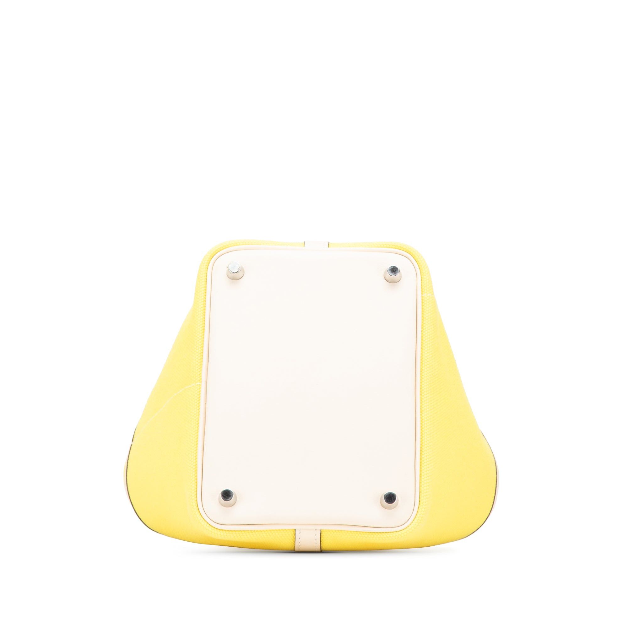 Hermes Hermès Canvas Goeland and Swift Cargo Picotin Lock 18 Yellow Size ONE SIZE - 3 Thumbnail