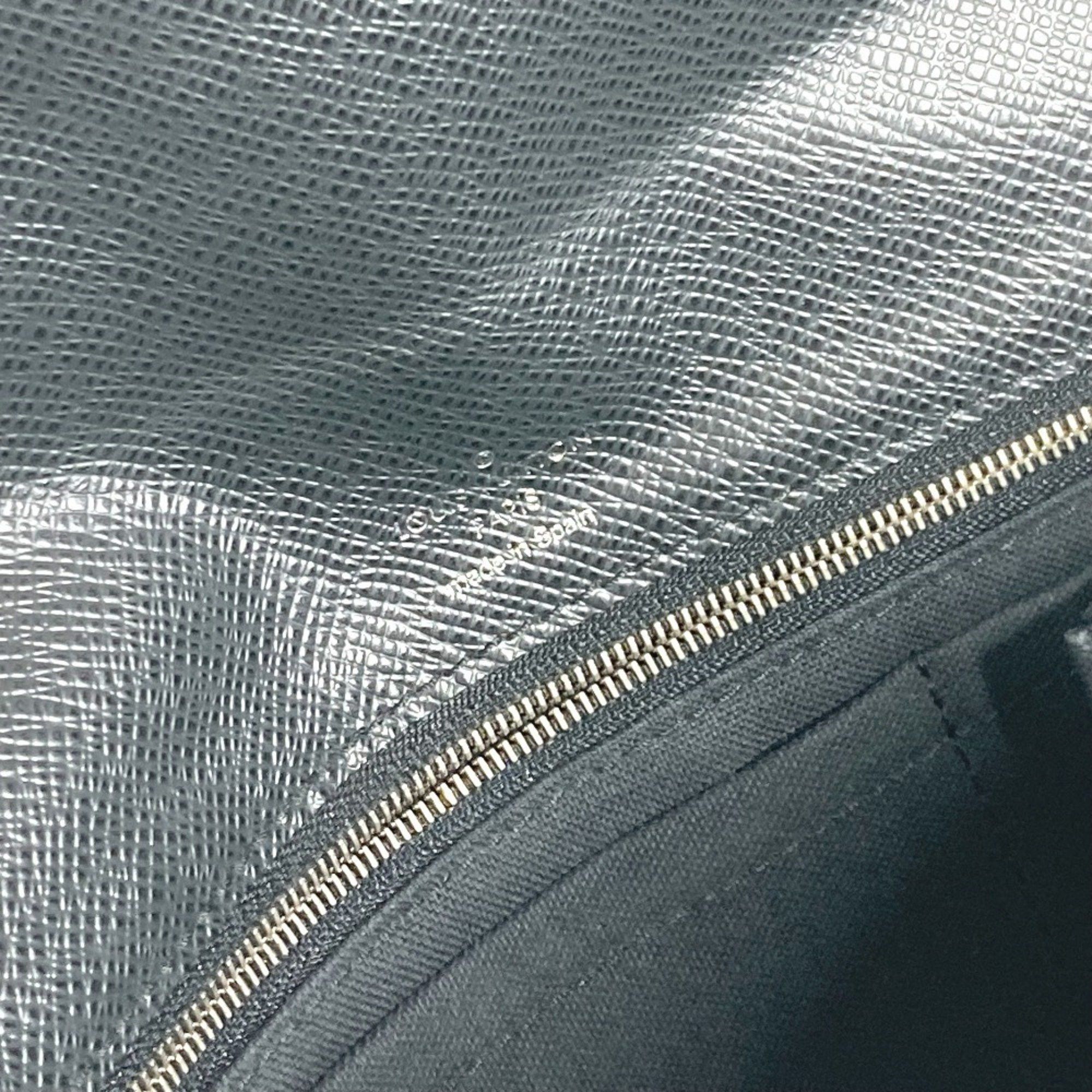 Louis Vuitton LOUIS VUITTON M32592 Taiga Belaia Bag Pouch Clutch with Strap Second Leather Men's Ardoise Black Size ONE SIZE - 13 Thumbnail