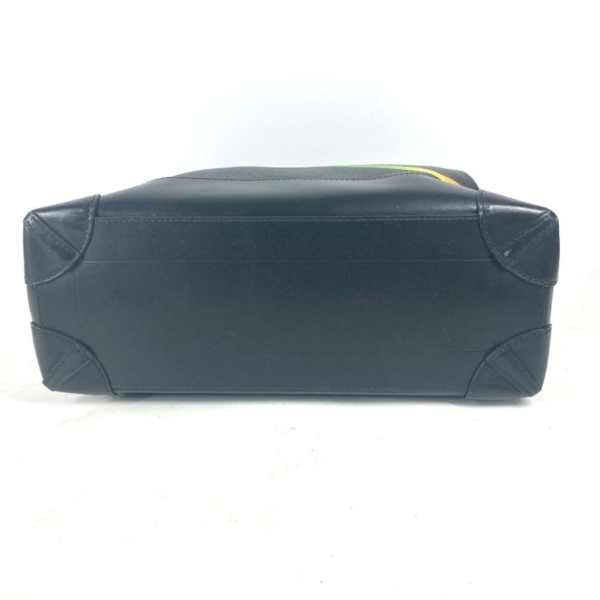 Louis Vuitton LOUIS VUITTON M30339 Taiga Rainbow Steamer PM Bag 2WAY Shoulder Chain Handbag Leather Men's Black Size ONE SIZE - 5 Thumbnail