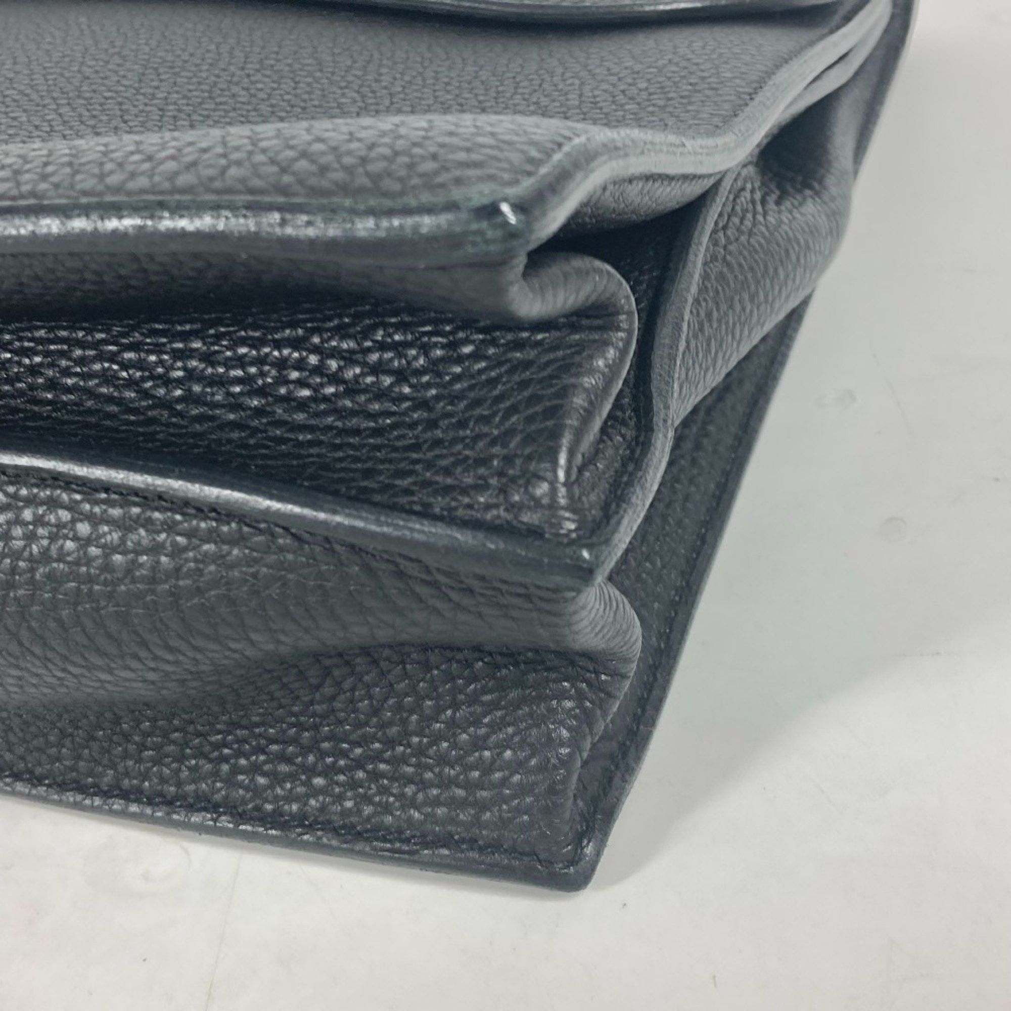 Hermes Hermes Briefcase Sac A Depeche 38 Handbag Bag Business Togo Men's Black Size ONE SIZE - 6 Thumbnail