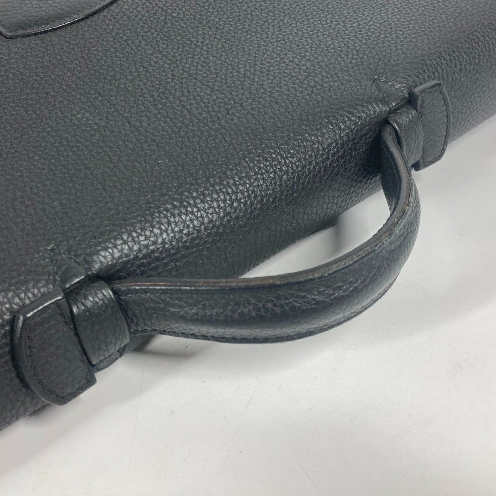 Hermes Hermes Briefcase Sac A Depeche 38 Handbag Bag Business Togo Men's Black Size ONE SIZE - 12 Thumbnail