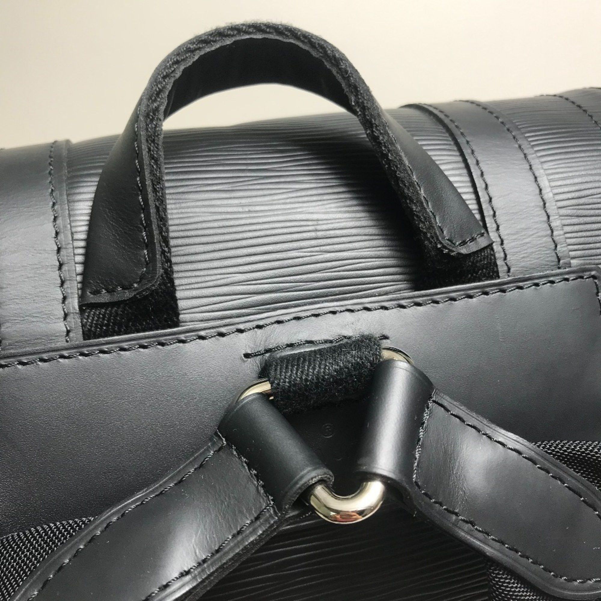Louis Vuitton LOUIS VUITTON M50159 Epi Christopher PM Backpack Leather Men's Black Size ONE SIZE - 9 Thumbnail
