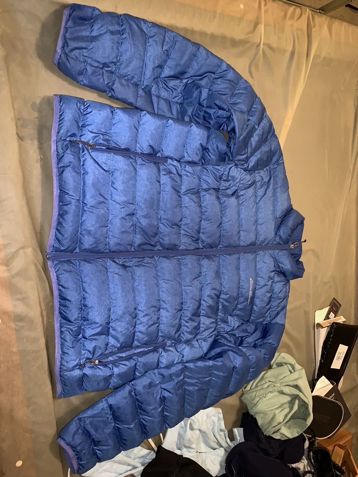 Eddie Bauer Eddie Bauer Down Jacket Blue Grailed