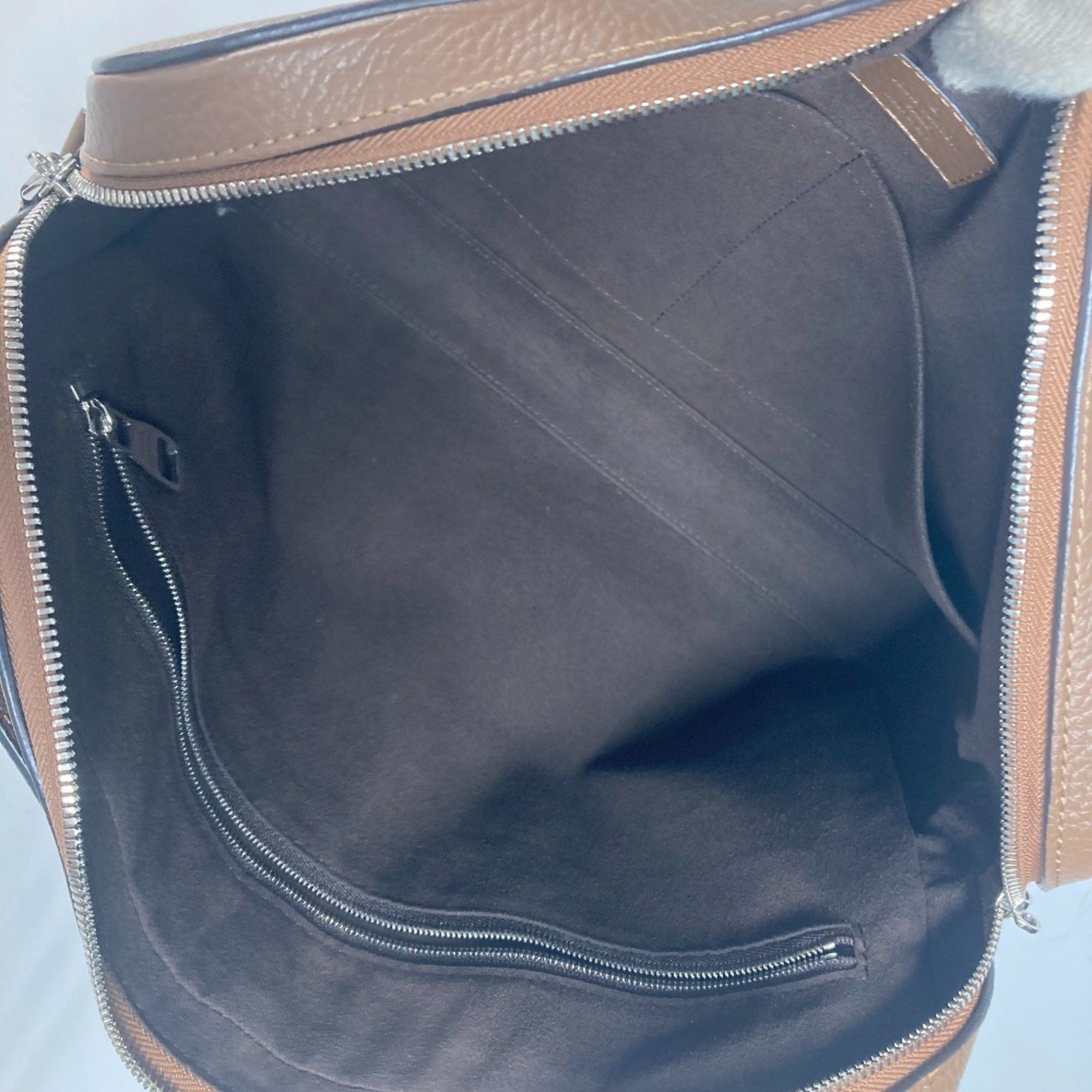 LOUIS VUITTON M53489 Armand Briefcase PM Bag Business Tote Handbag Taurillon Leather Men's Women's Brown
