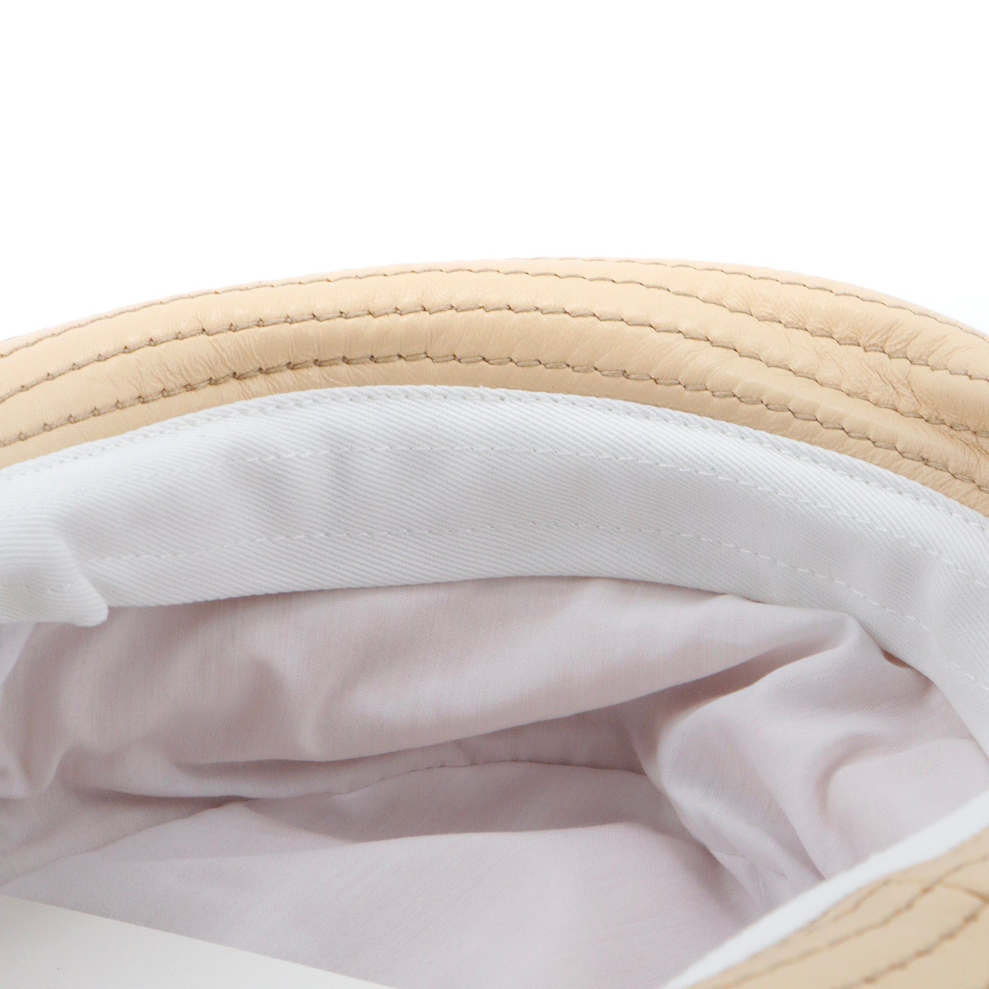 Jacquemus JACQUEMUS - Jacquemus Mentalo bucket hat in beige lambskin (T56) Size ONE SIZE - 5 Thumbnail