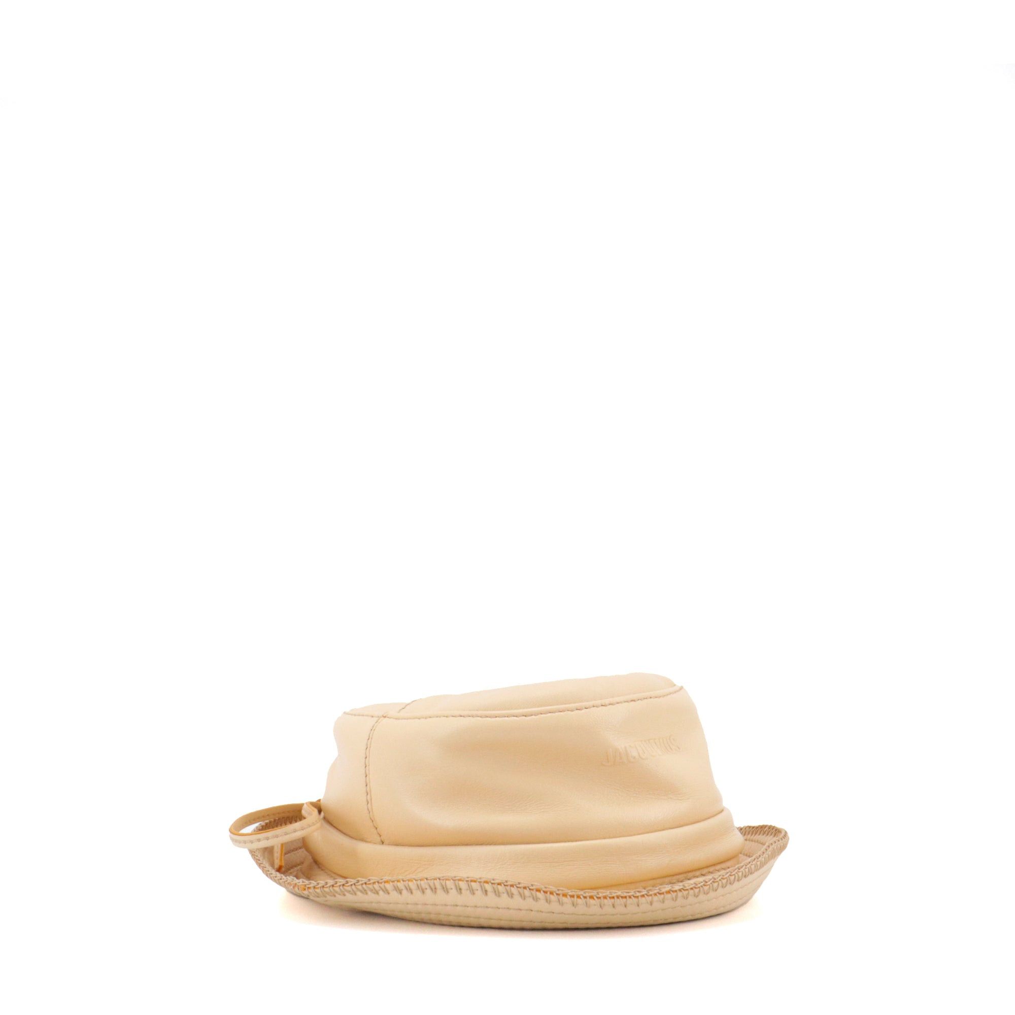 Jacquemus JACQUEMUS - Jacquemus Mentalo bucket hat in beige lambskin (T56) Size ONE SIZE - 2 Thumbnail