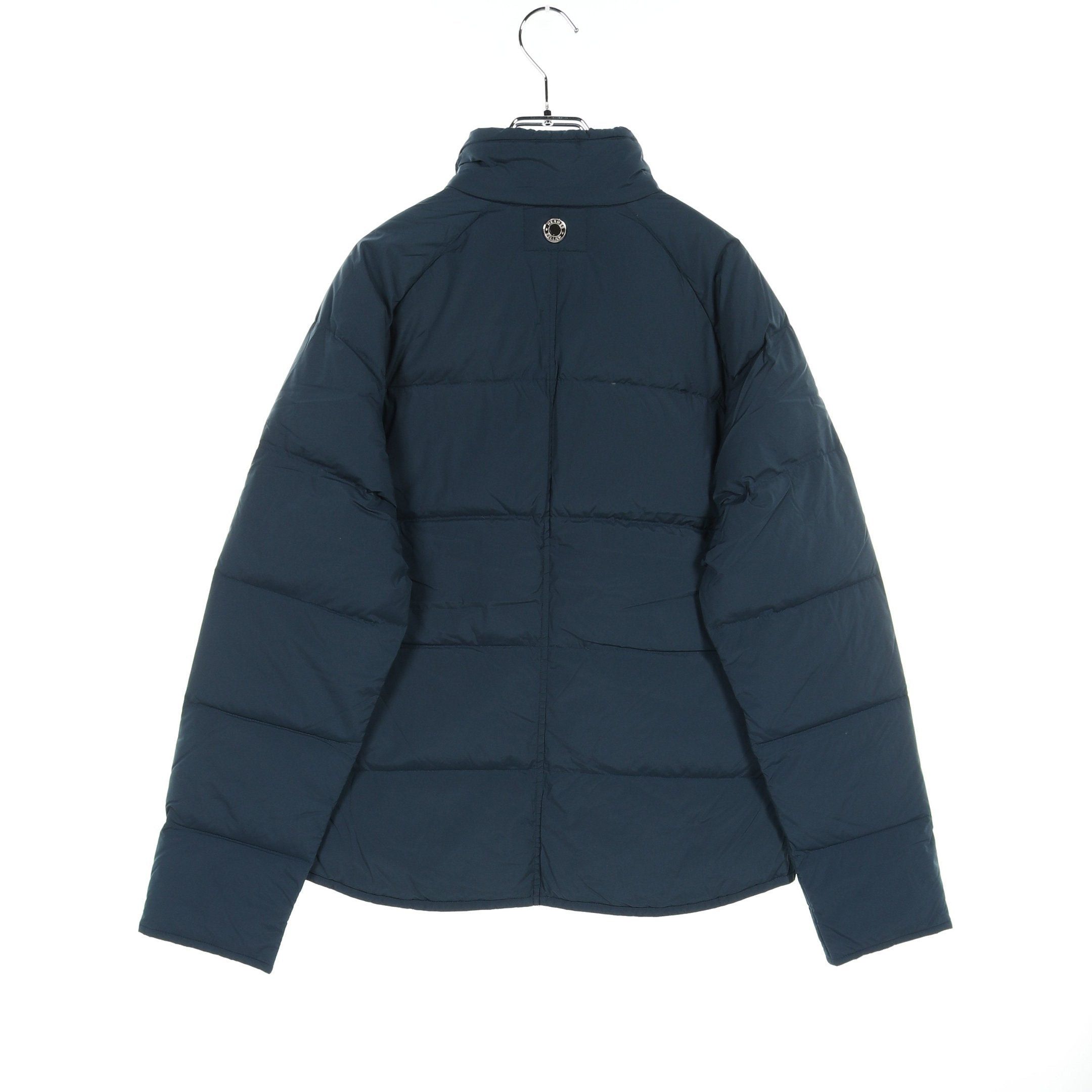 Hermes Hermes Down Jacket Nylon Blue Green Size ONE SIZE - 2 Thumbnail