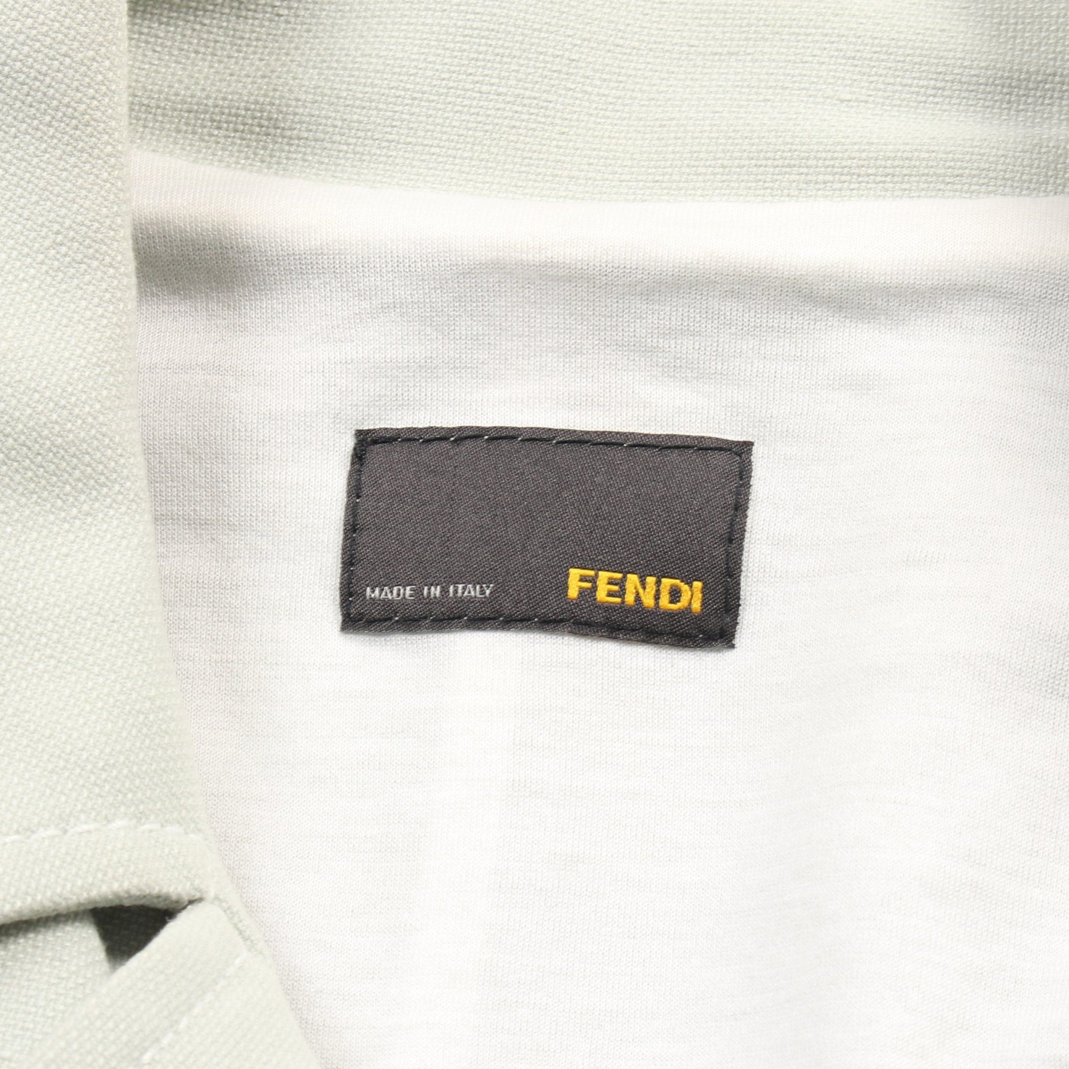 Fendi Fendi Coat Cotton Light Green Size ONE SIZE - 3 Thumbnail