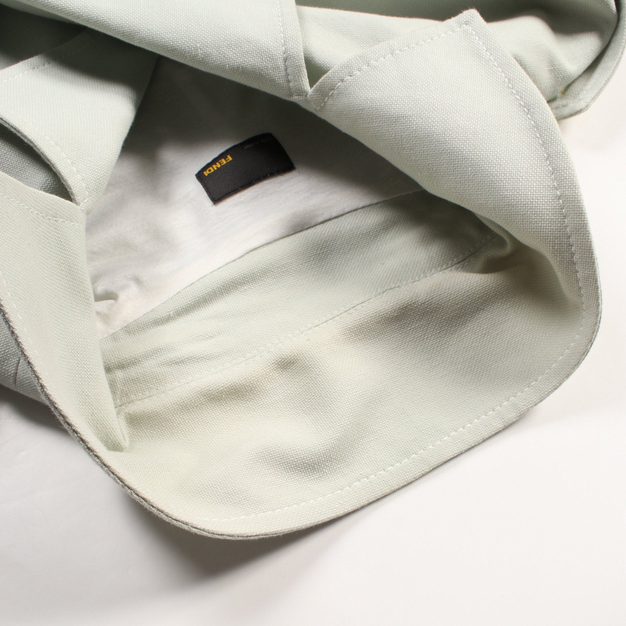 Fendi Fendi Coat Cotton Light Green Size ONE SIZE - 10 Thumbnail