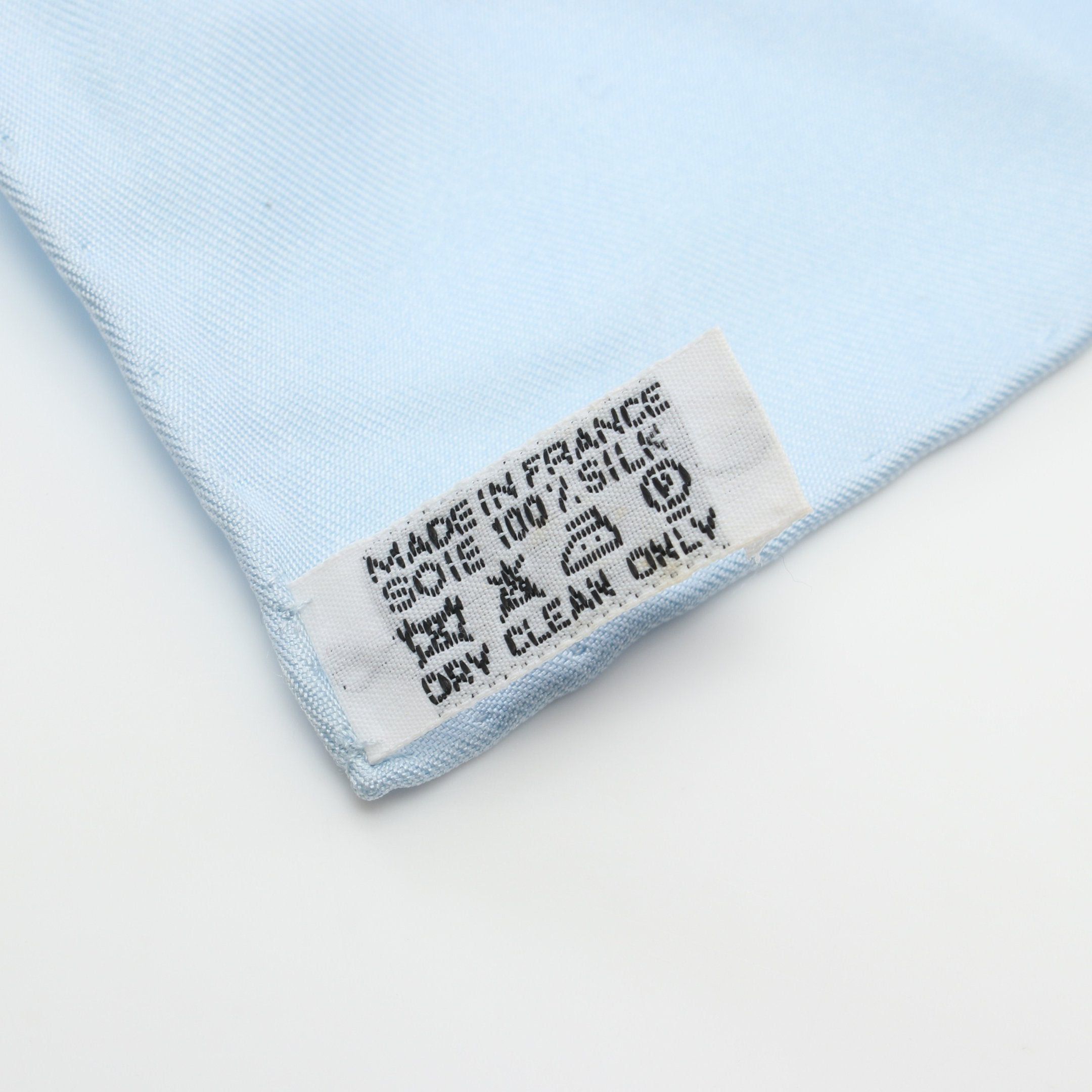 Hermes Hermes Carres 90 Les Amoureux De Paris Scarf Silk Light Blue Multicolor Size ONE SIZE - 3 Thumbnail