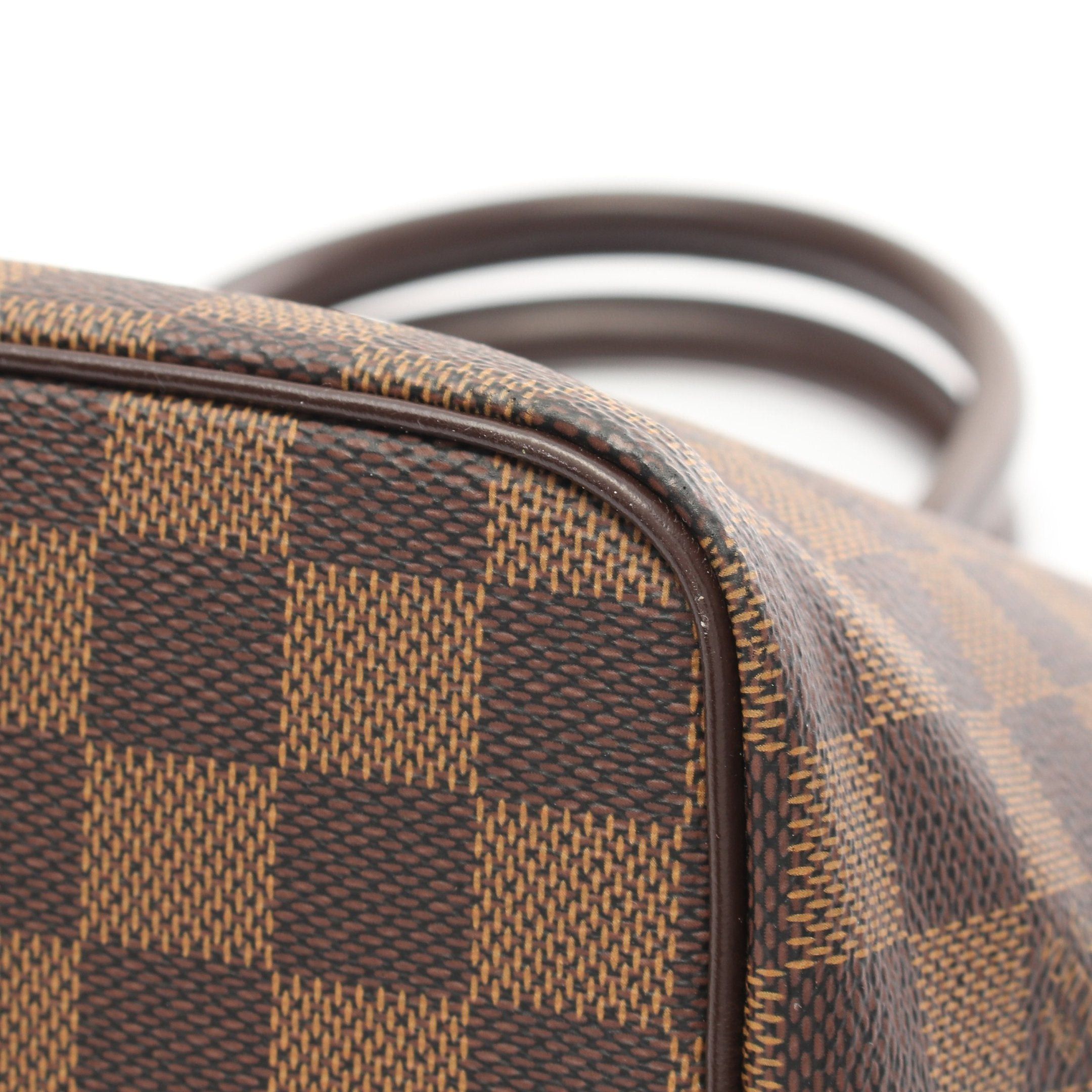 Louis Vuitton Louis Vuitton Saleya Pm Damier Ebene Handbag Tote Bag Leather Brown Size ONE SIZE - 10 Thumbnail