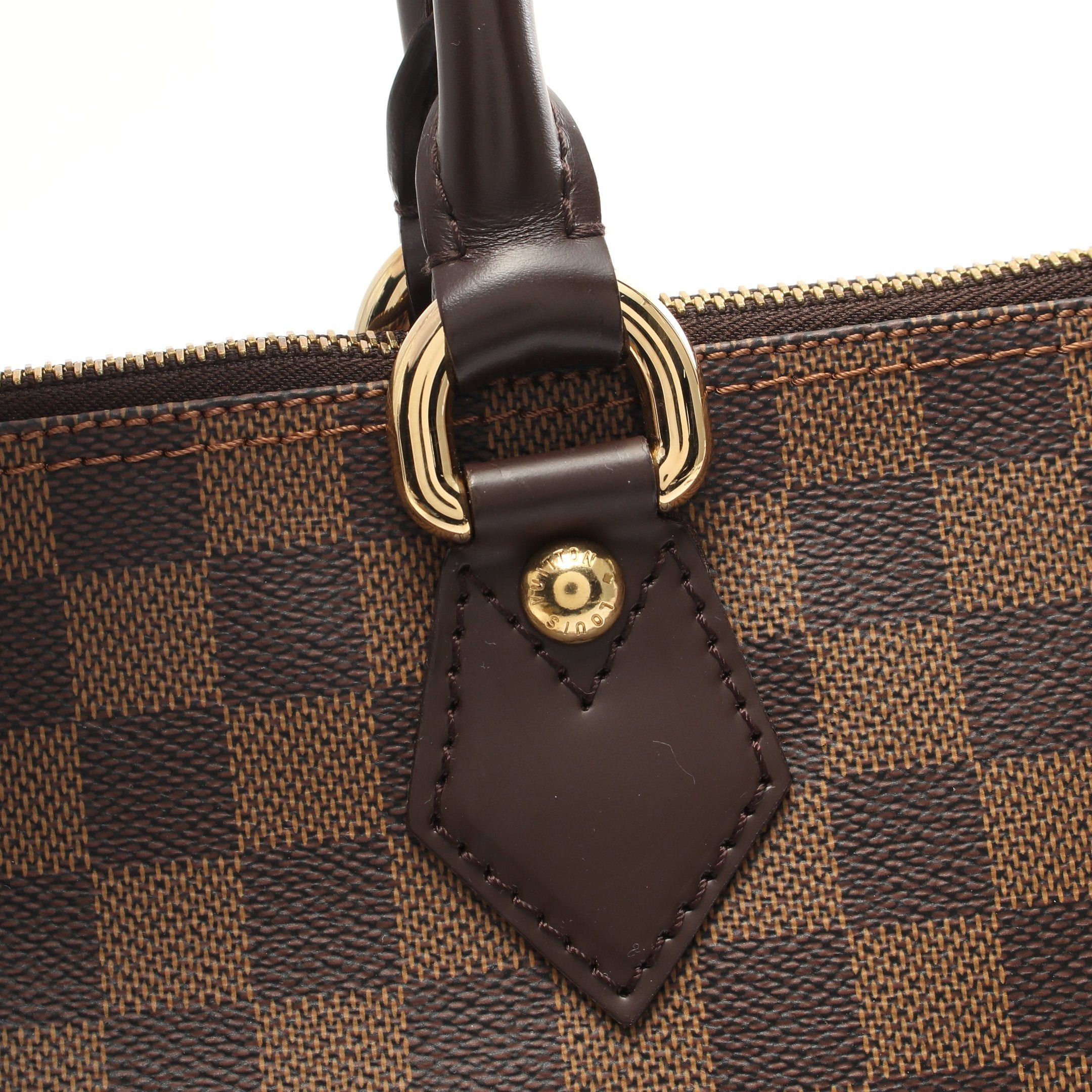 Louis Vuitton Louis Vuitton Saleya Pm Damier Ebene Handbag Tote Bag Leather Brown Size ONE SIZE - 11 Thumbnail