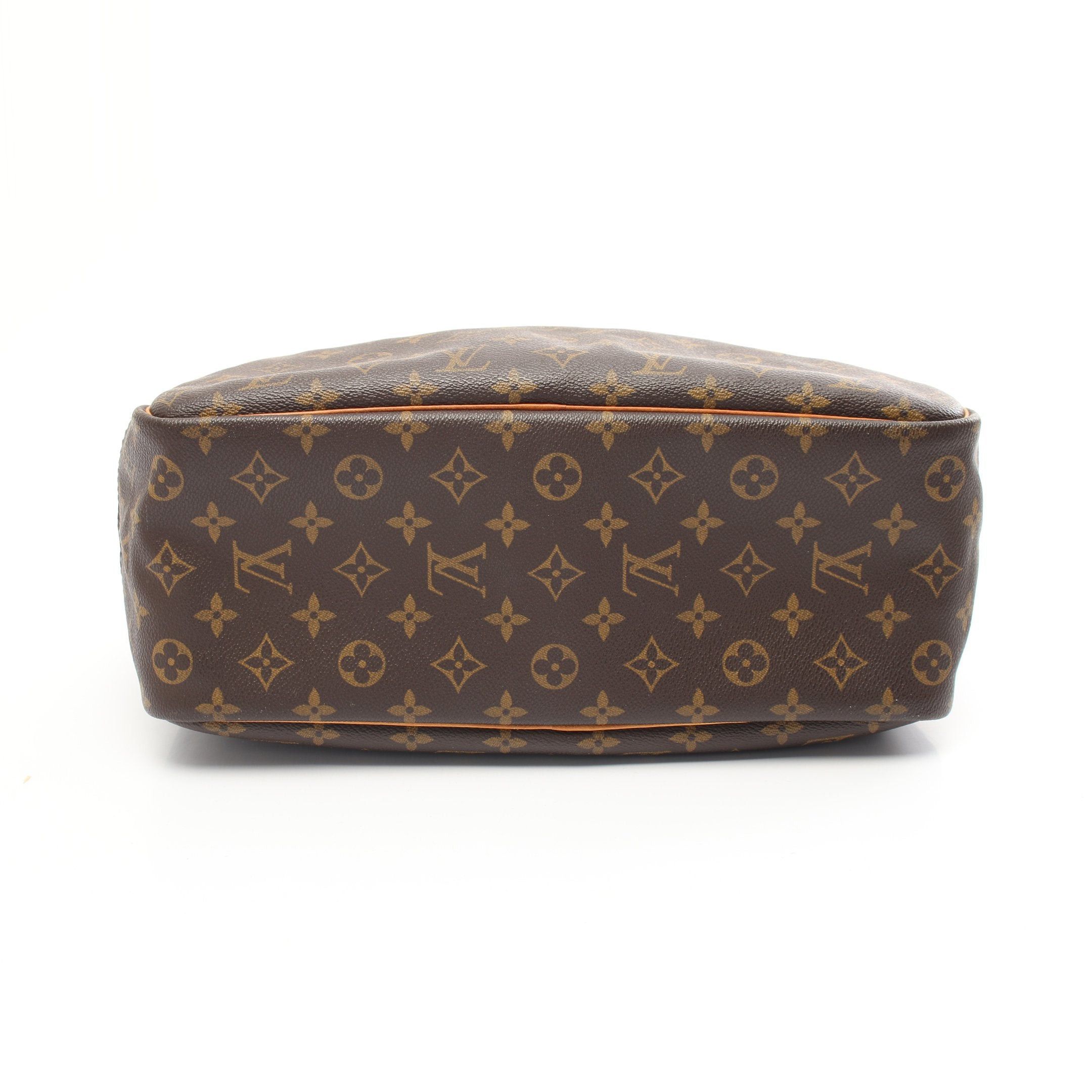 Louis Vuitton Louis Vuitton Deauville Bowling Vanity Monogram Handbag Leather Brown Size ONE SIZE - 13 Thumbnail