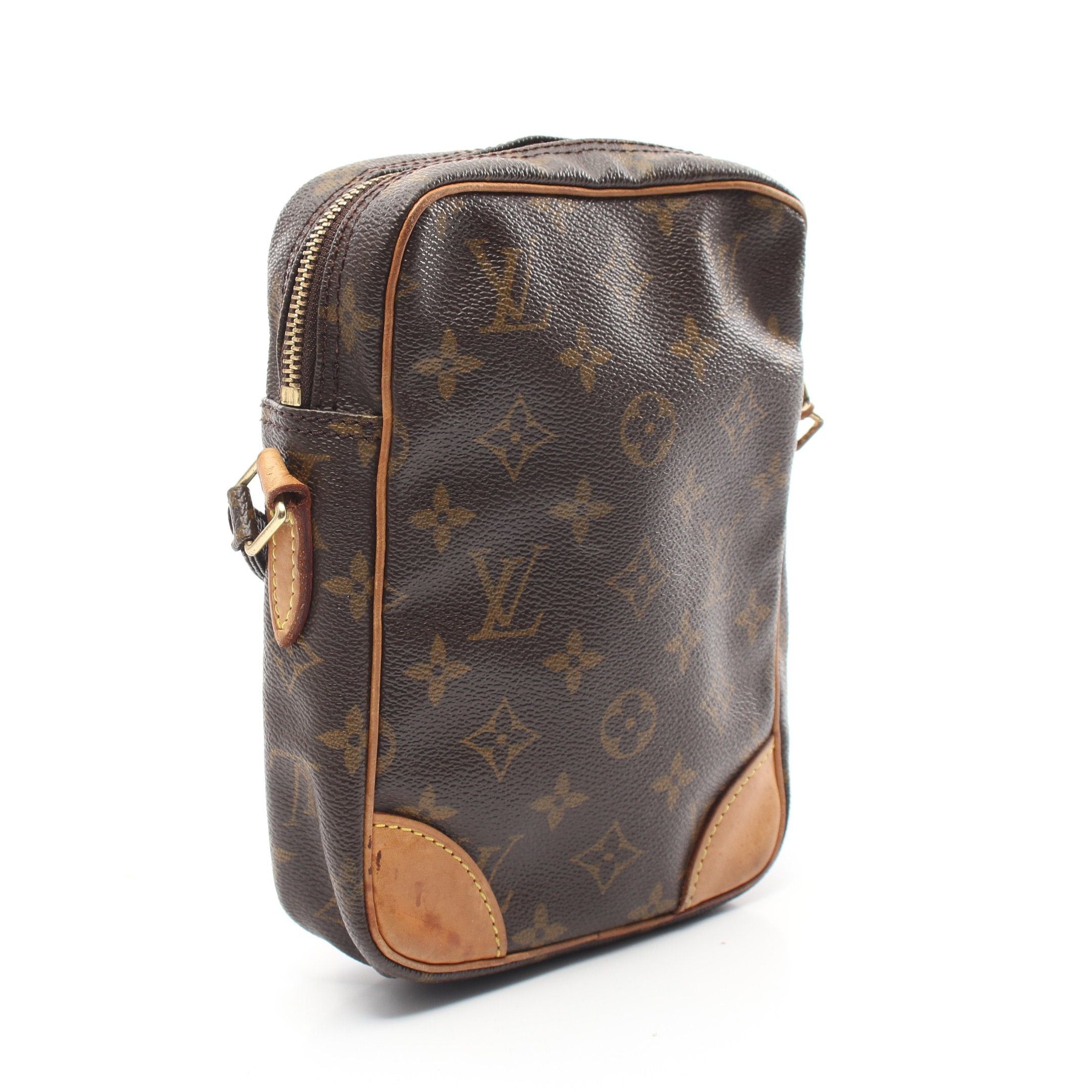 Louis Vuitton Louis Vuitton Danube Monogram Shoulder Bag Leather Brown Size ONE SIZE - 2 Thumbnail
