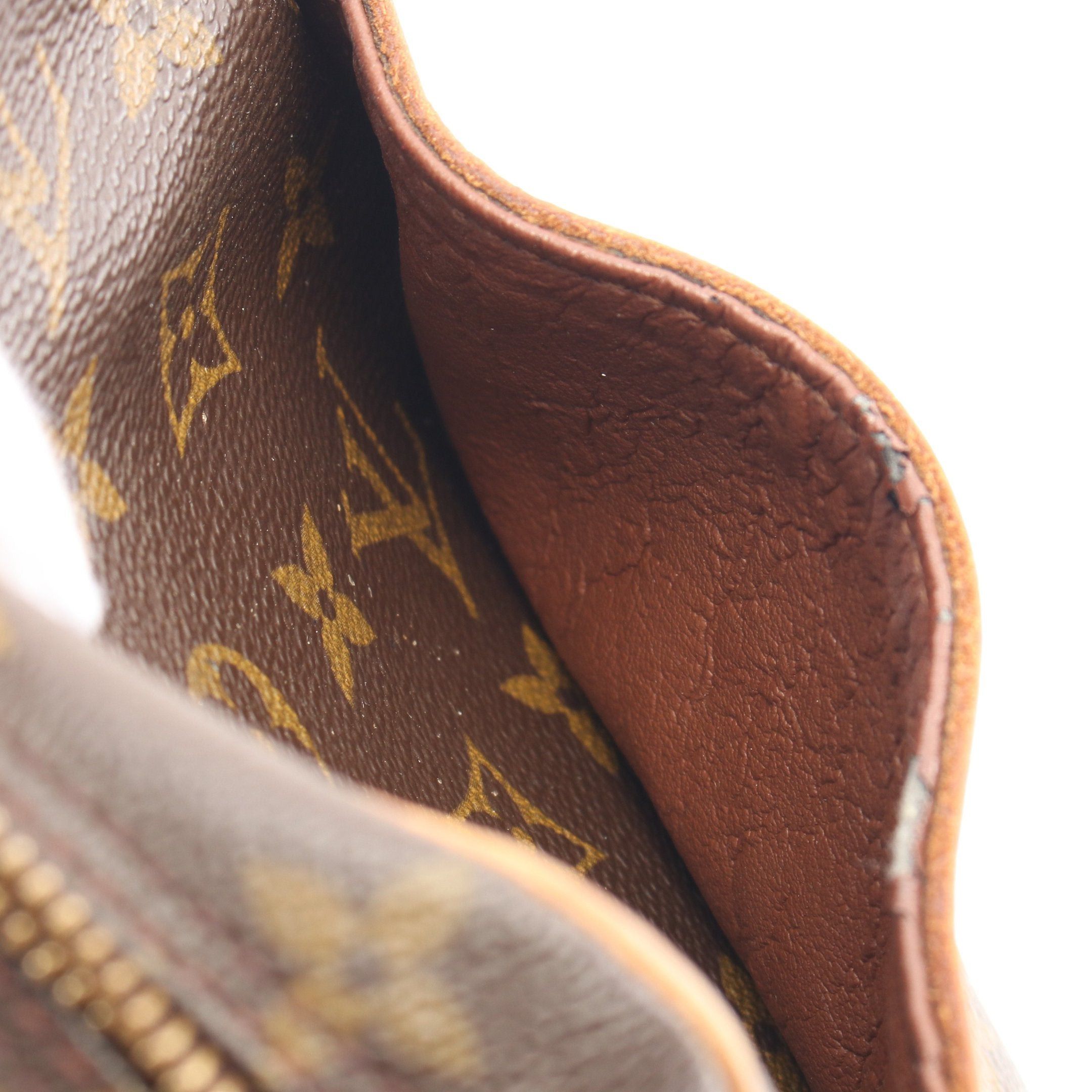 Louis Vuitton Louis Vuitton Danube Monogram Shoulder Bag Leather Brown Size ONE SIZE - 7 Thumbnail